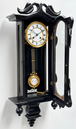 Original Antique Vienna Regulator Pendulum Chime Wall Clock | Adelaide Clocks