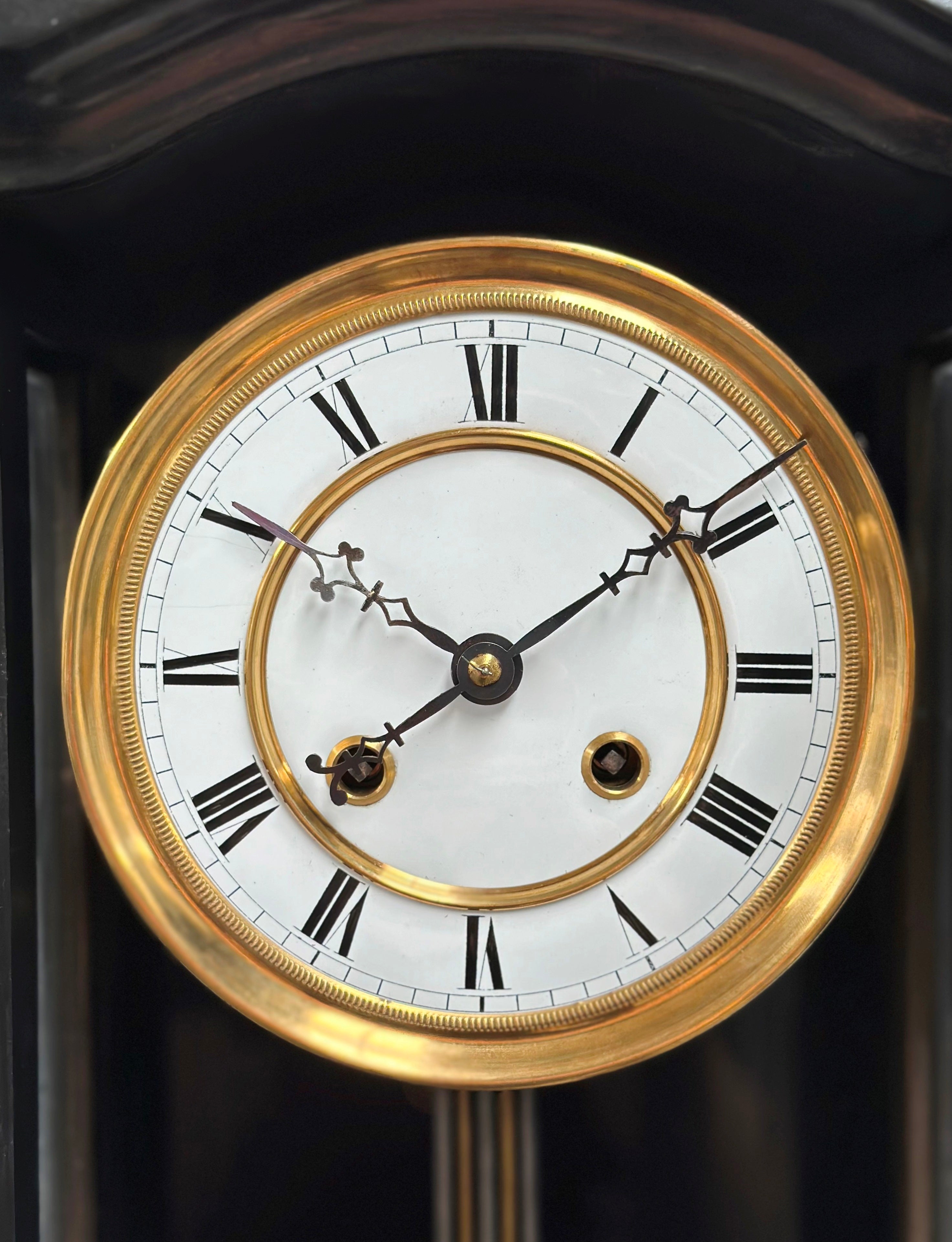 Original Antique Vienna Regulator Pendulum Chime Wall Clock | Adelaide Clocks