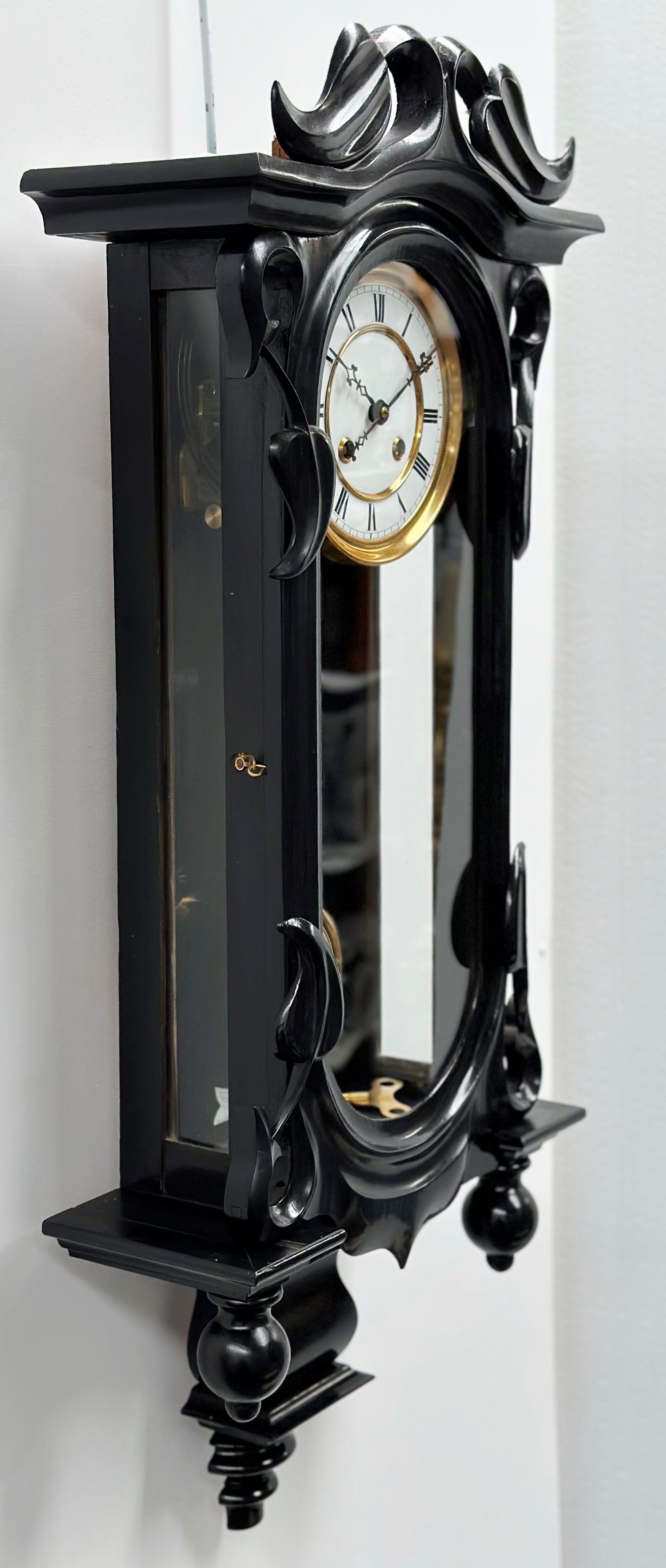 Original Antique Vienna Regulator Pendulum Chime Wall Clock | Adelaide Clocks