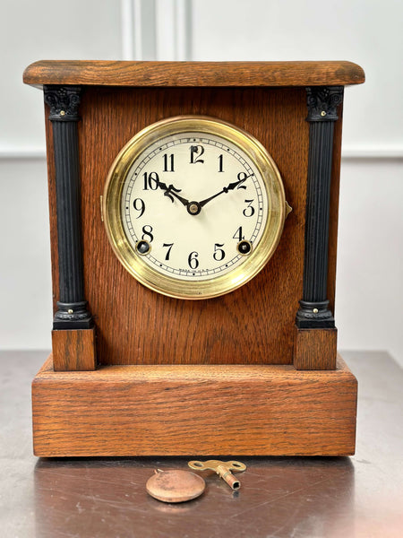 Antique Sessions USA Bell Chime Coil Strike Mantel Clock | Adelaide Clocks