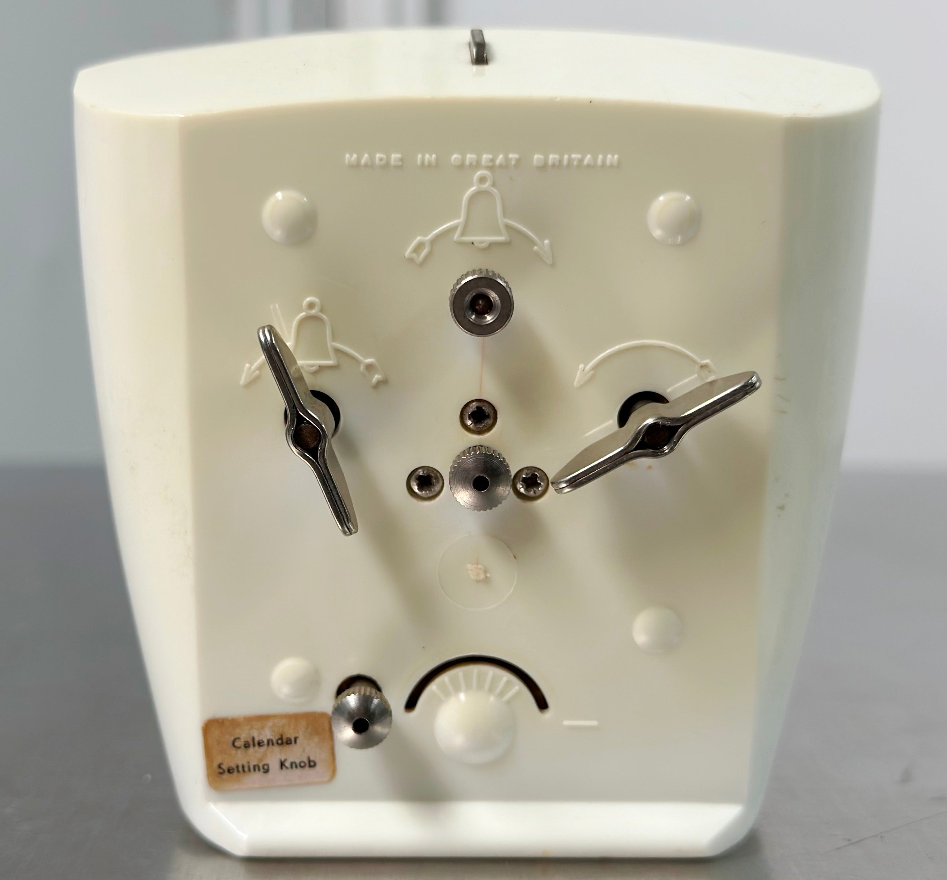 Vintage Smiths Bakelite Calendar & Alarm Desk Clock | Adelaide Clocks