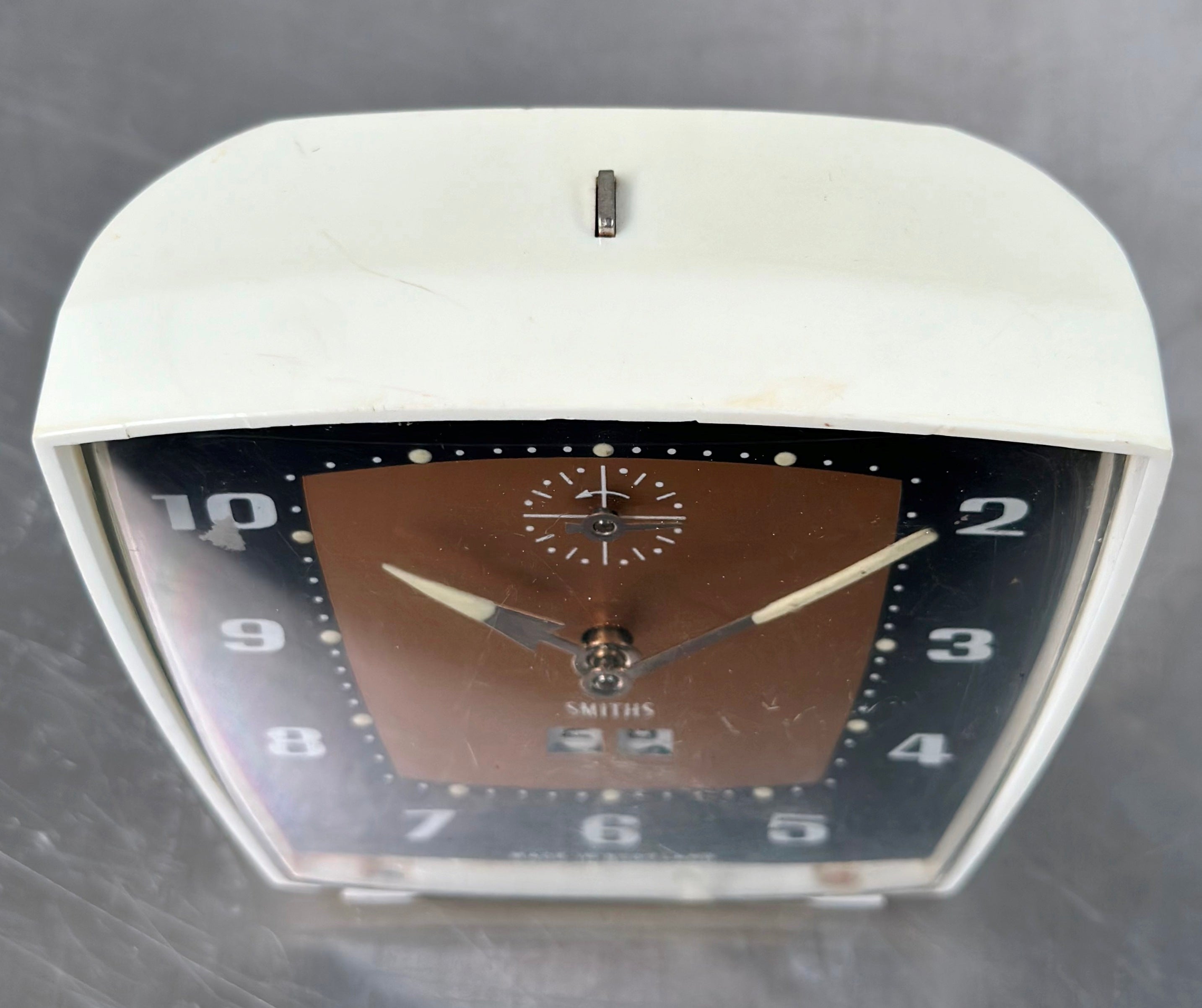 Vintage Smiths Bakelite Calendar & Alarm Desk Clock | Adelaide Clocks