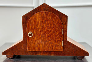 Vintage Junghans Art Deco Octagon Battery Mantel Clock | Adelaide Clock
