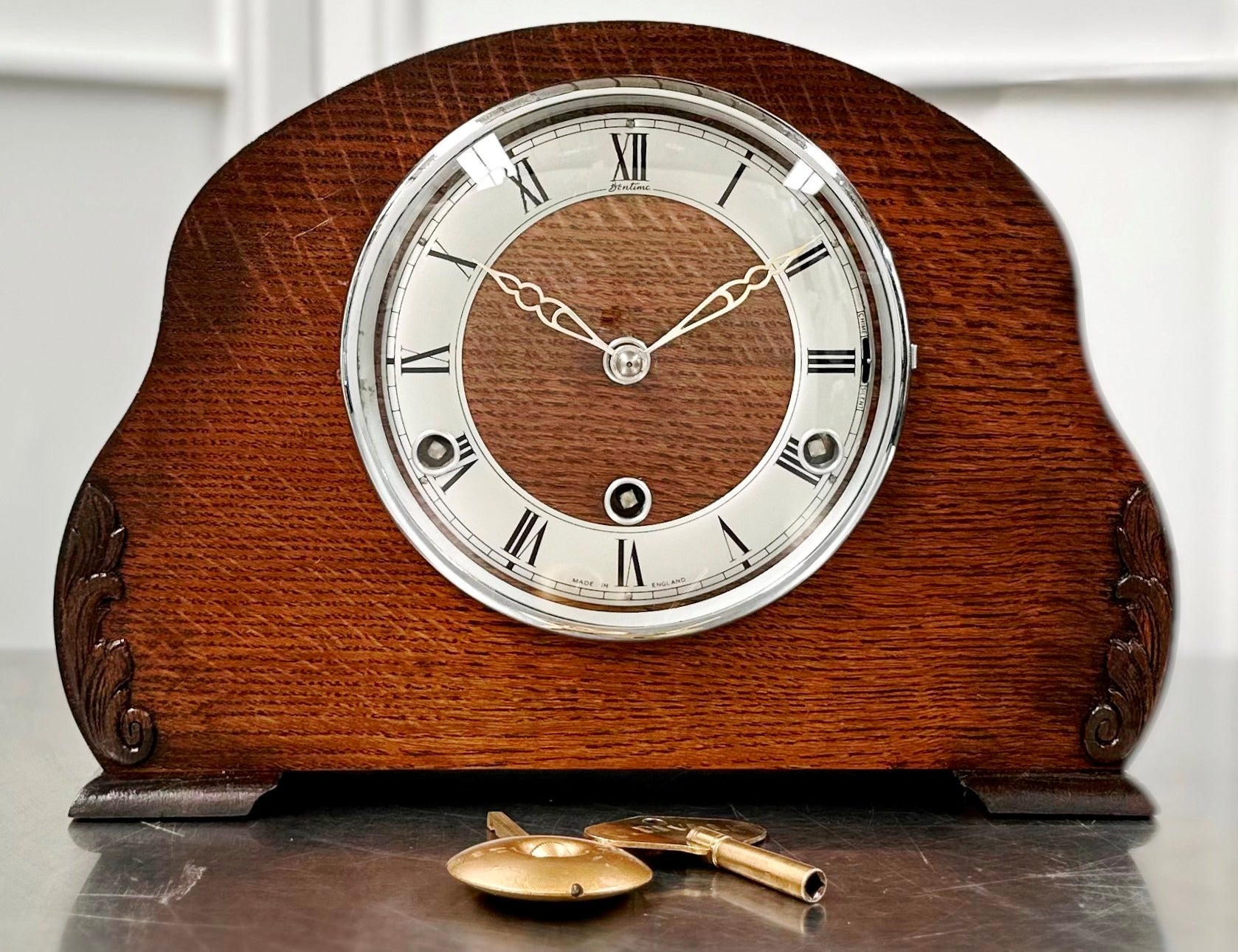 Vintage BenTime PERIVALE Westminster Chime Mantel Clock | Adelaide Clocks