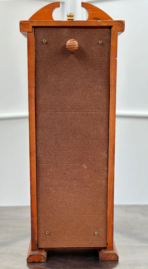 Antique Brooklyn Wood Grain Battery U.S.A. Mantel Clock | Adelaide Clocks