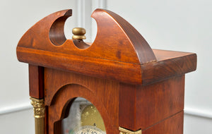Antique Brooklyn Wood Grain Battery U.S.A. Mantel Clock | Adelaide Clocks