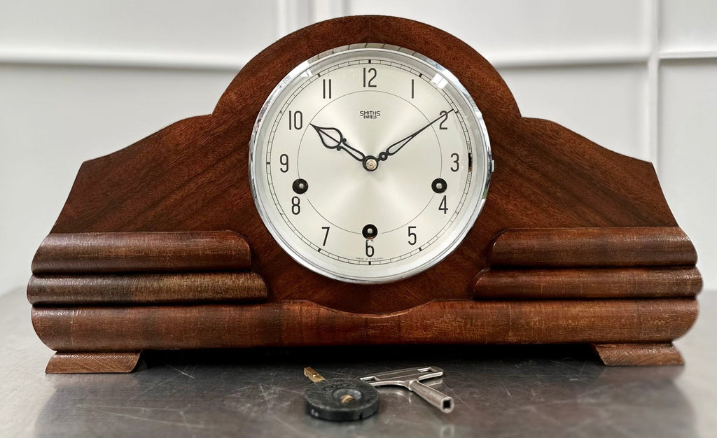 Vintage Art Deco Smiths Enfield Westminster Chime Mantel Clock | Adelaide Clocks