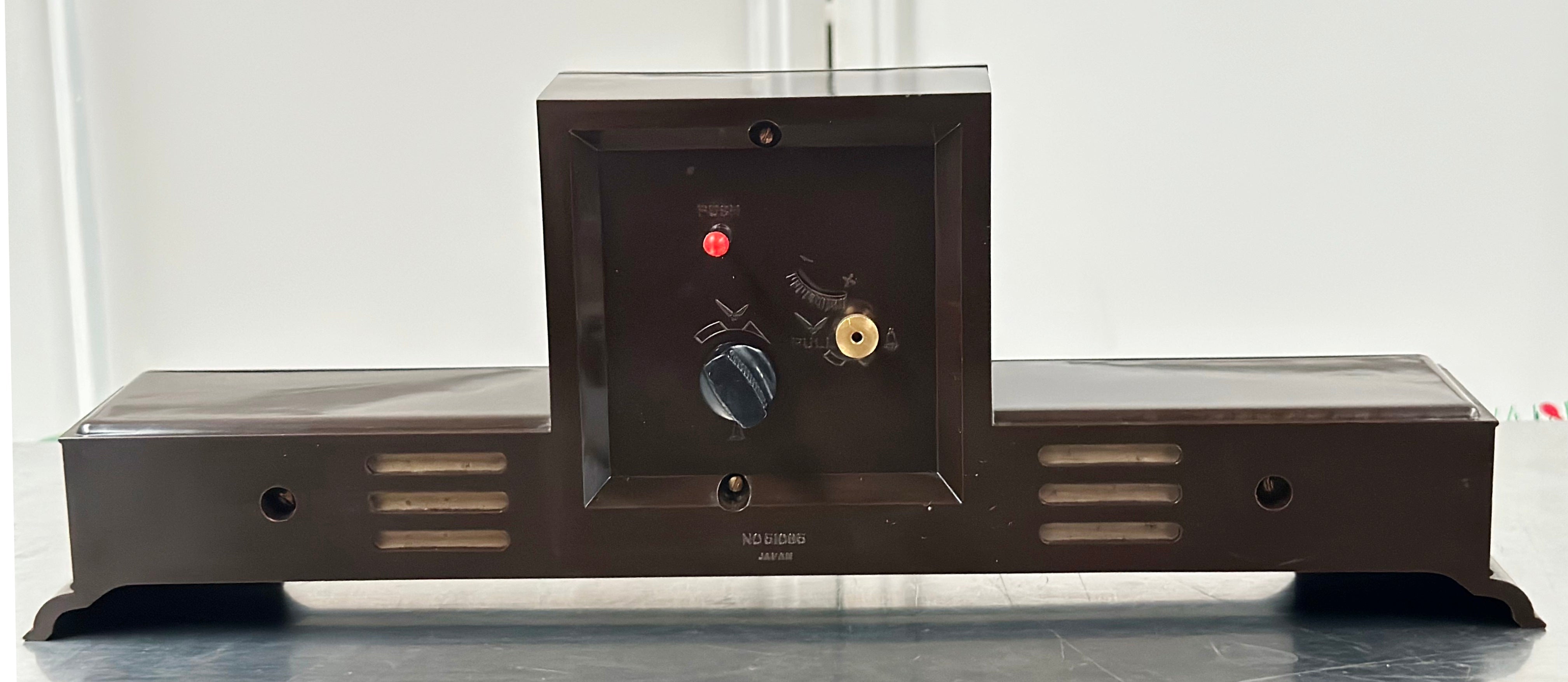Vintage Art Deco Rhythm Alarm Mantel Desk Clock | Adelaide Clocks