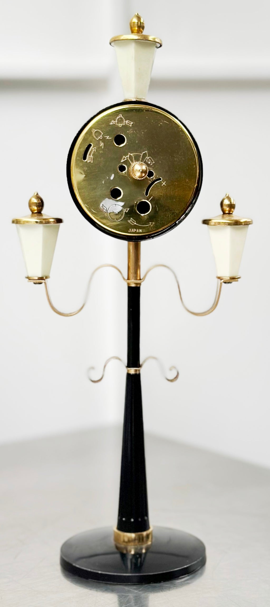 Vintage Rhythm Alarm Lamp Post Desk Clock | Adelaide Clocks