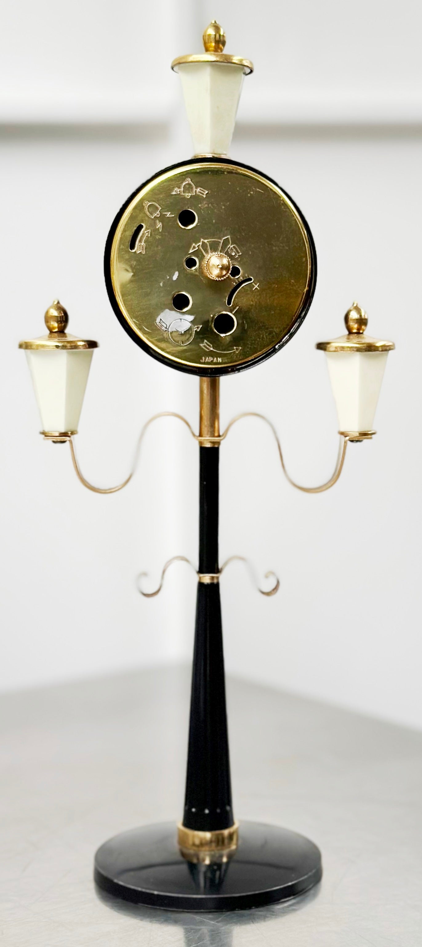 Vintage Rhythm Alarm Lamp Post Desk Clock | Adelaide Clocks