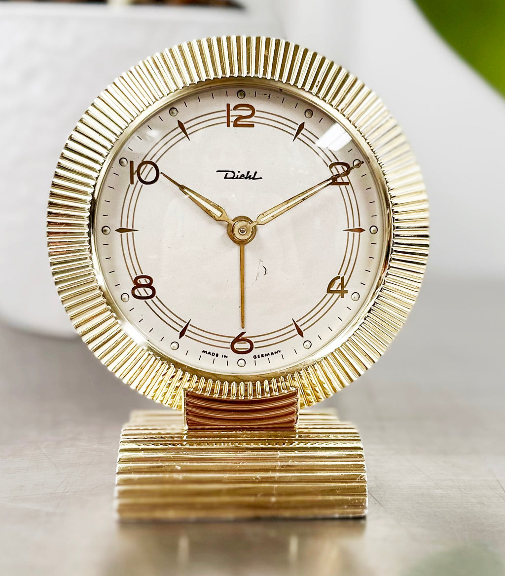 Vintage DIEHL German Alarm Desk Clock | Adelaide Clocks