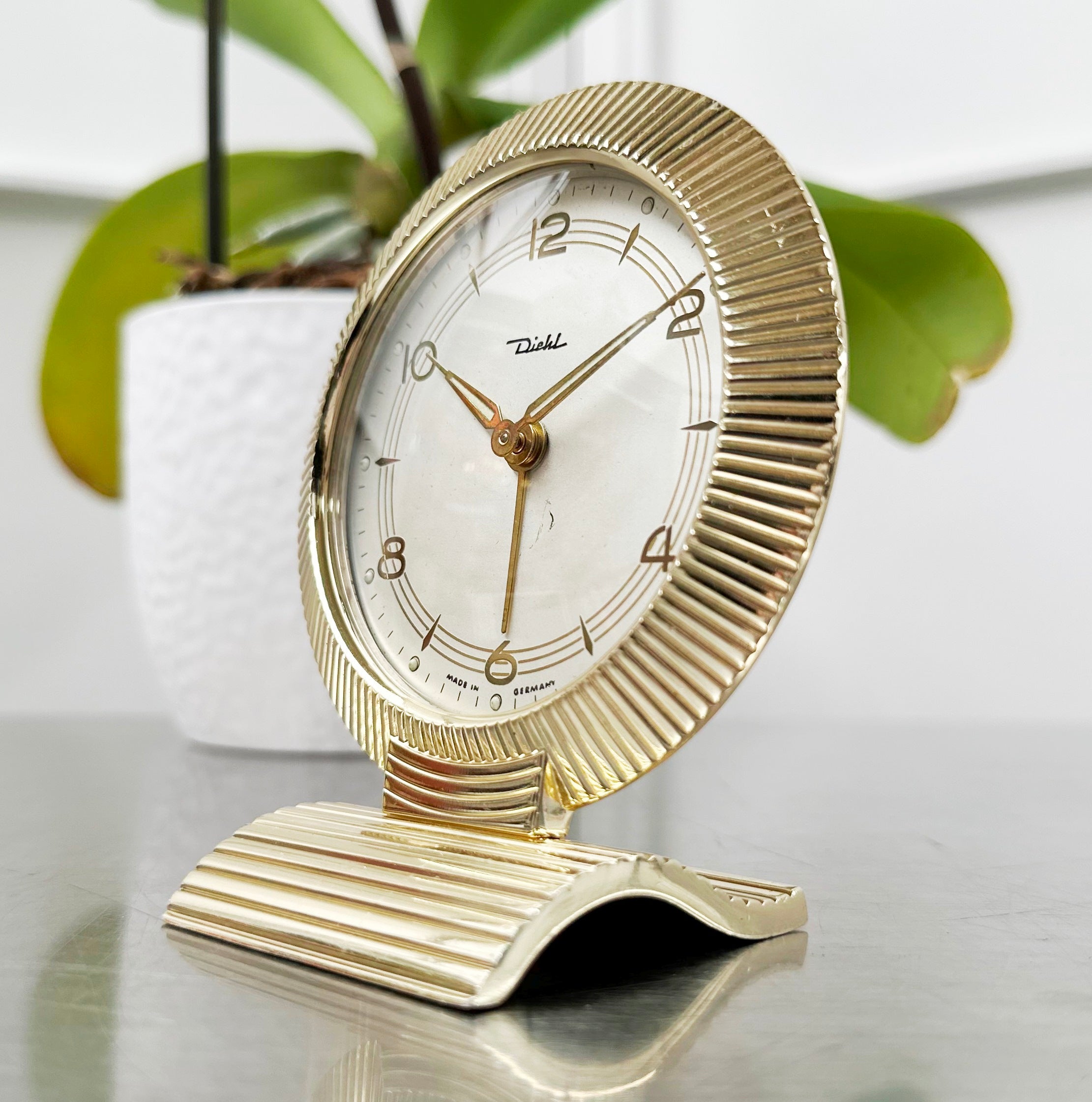 Vintage DIEHL German Alarm Desk Clock | Adelaide Clocks