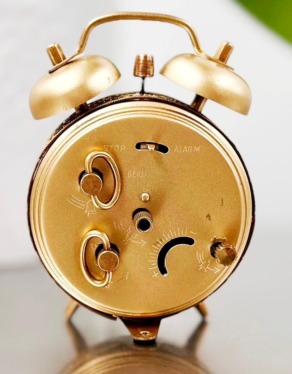 Vintage SUSSEX Twin Bell German Alarm Desk Clock | Adelaide Clocks