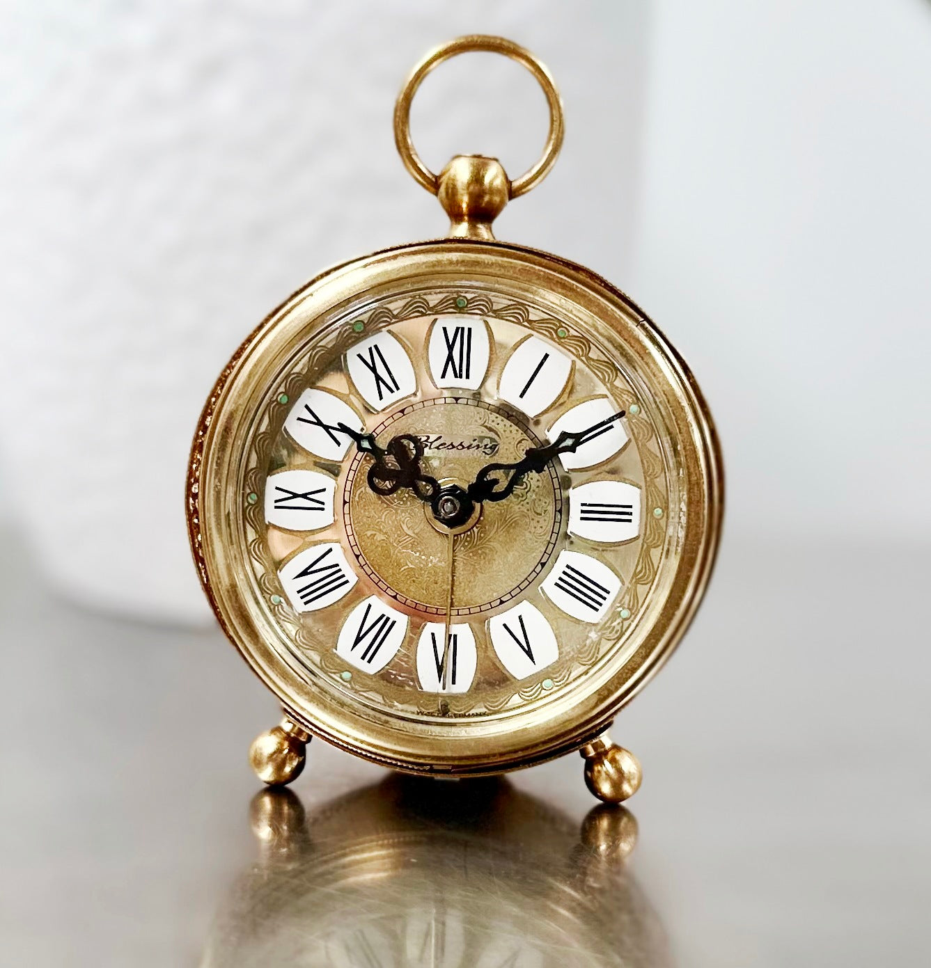 Vintage Blessing German Alarm Bedside Desk Clock | Adelaide Clocks