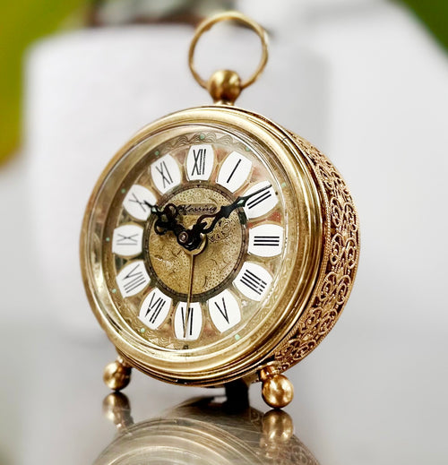 Vintage Blessing German Alarm Bedside Desk Clock | Adelaide Clocks