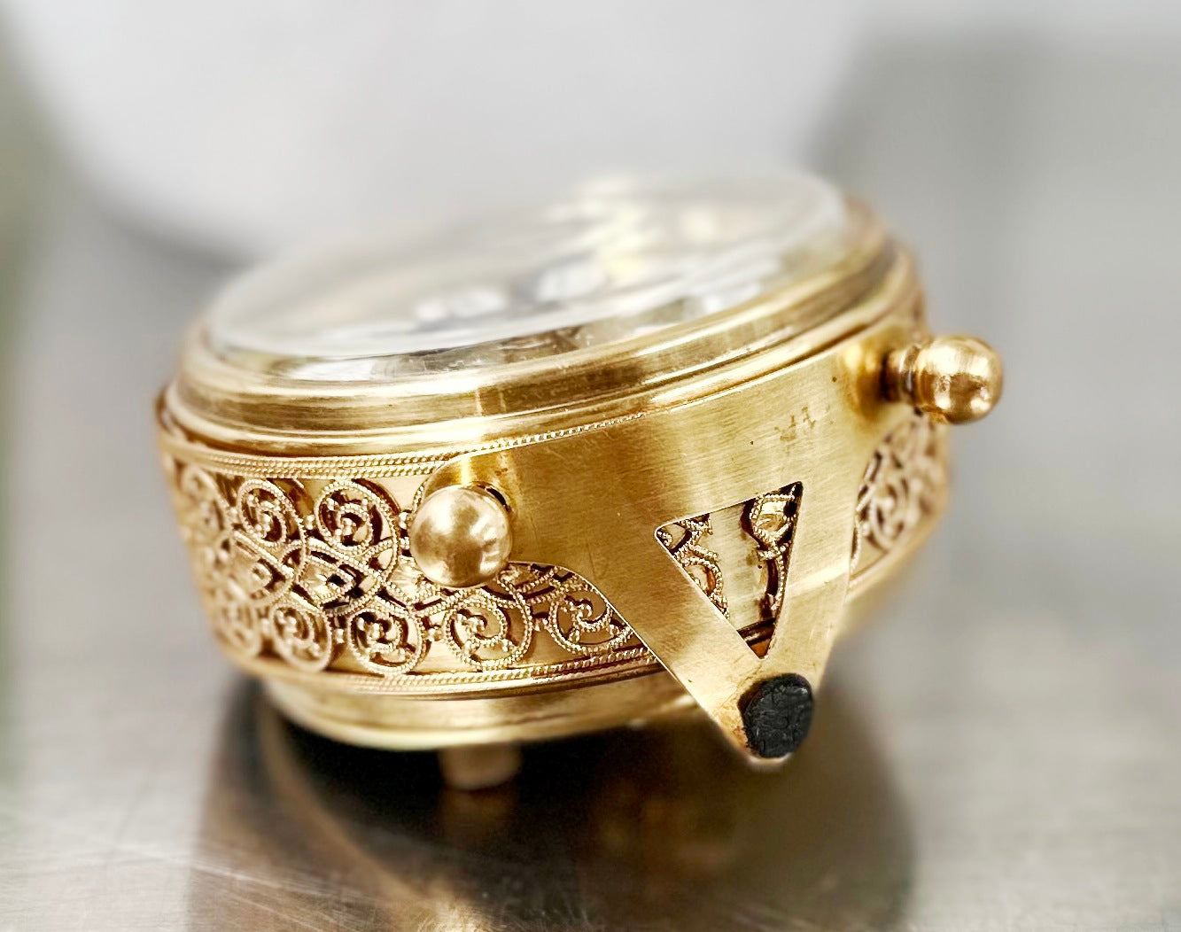 Vintage Blessing German Alarm Bedside Desk Clock | Adelaide Clocks