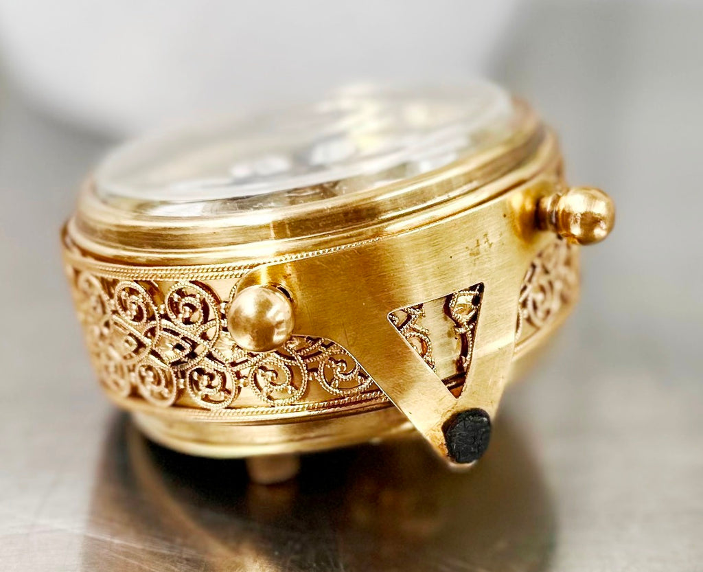 Vintage SUSSEX Twin Bell German Alarm Desk Clock | Adelaide Clocks