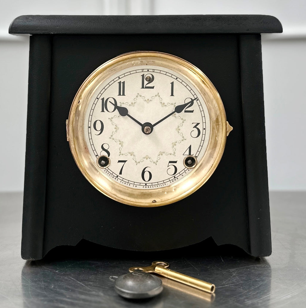 Antique Sessions USA Bell & Hammer Strike Mantel Clock | Adelaide Clocks