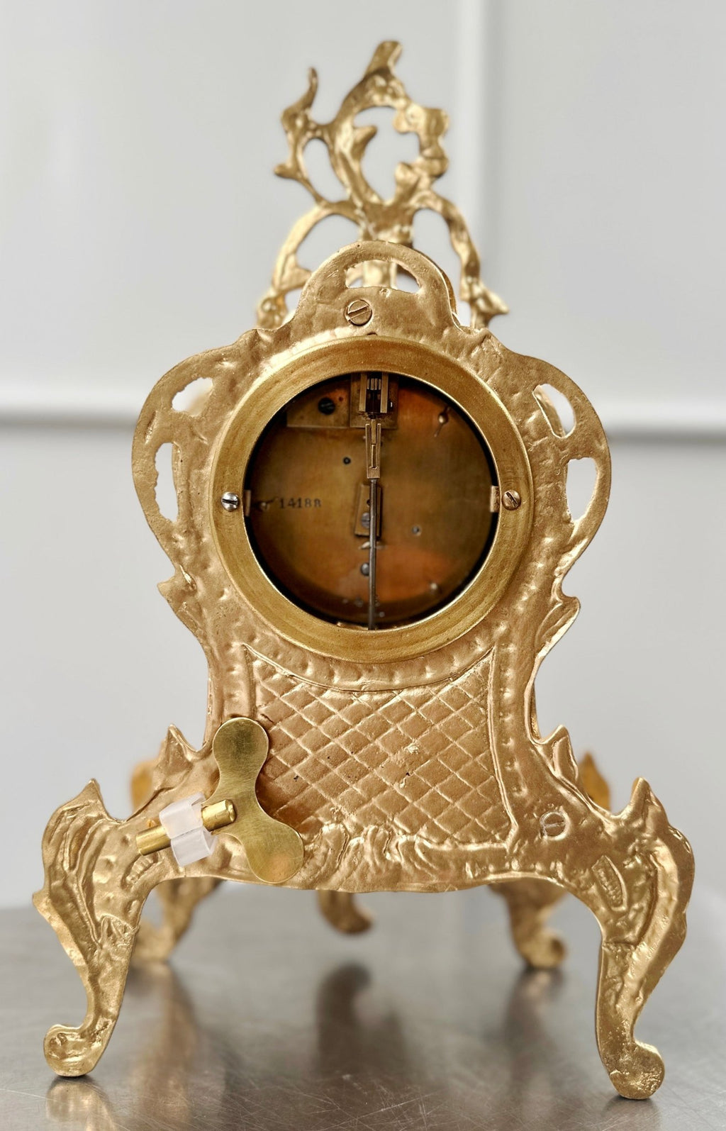 Antique Figural French Spelter Mantel Clock | Adelaide Clocks