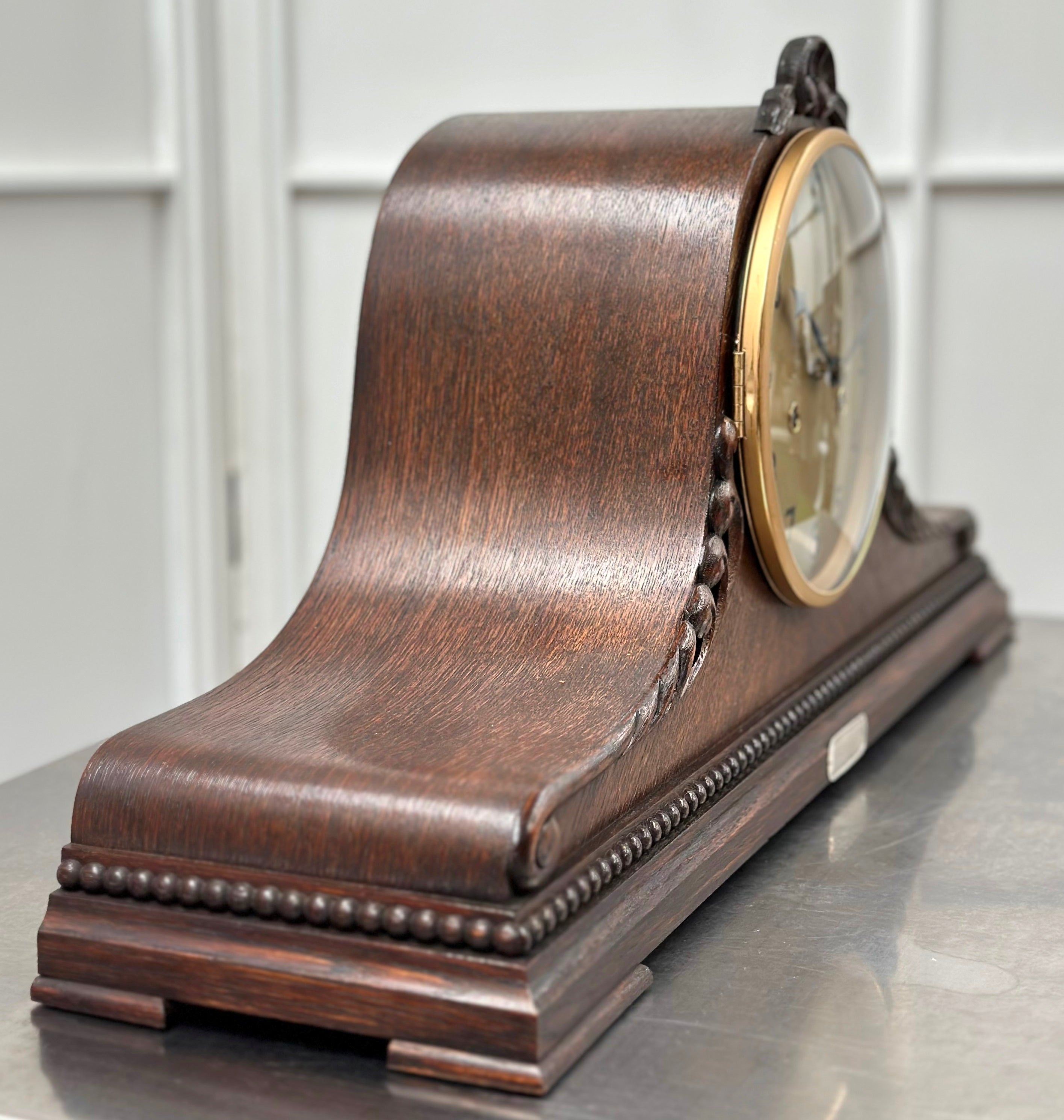 Vintage Art Deco Junghans Hammer on Rods Bim Bam Chime Mantel Clock | Adelaide Clocks