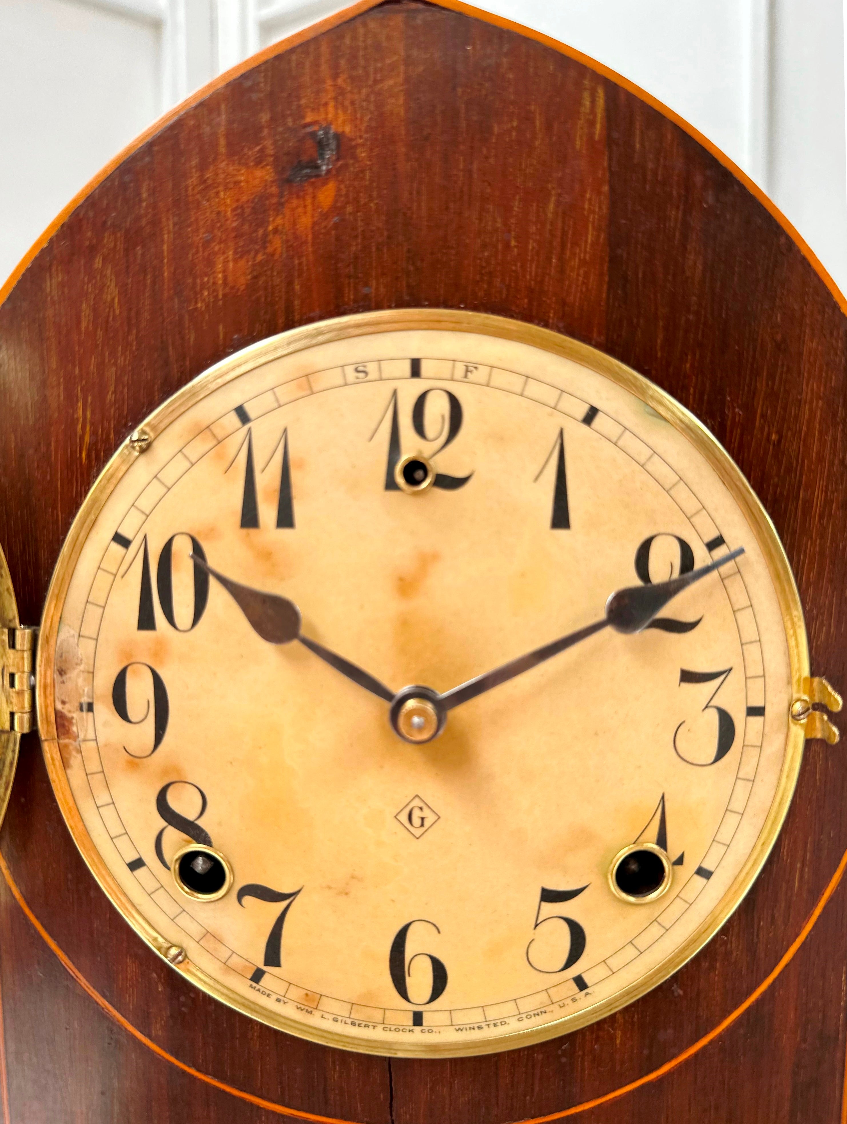 Antique Gilbert Beehive Hammer Strike Mantel Clock | Adelaide Clocks