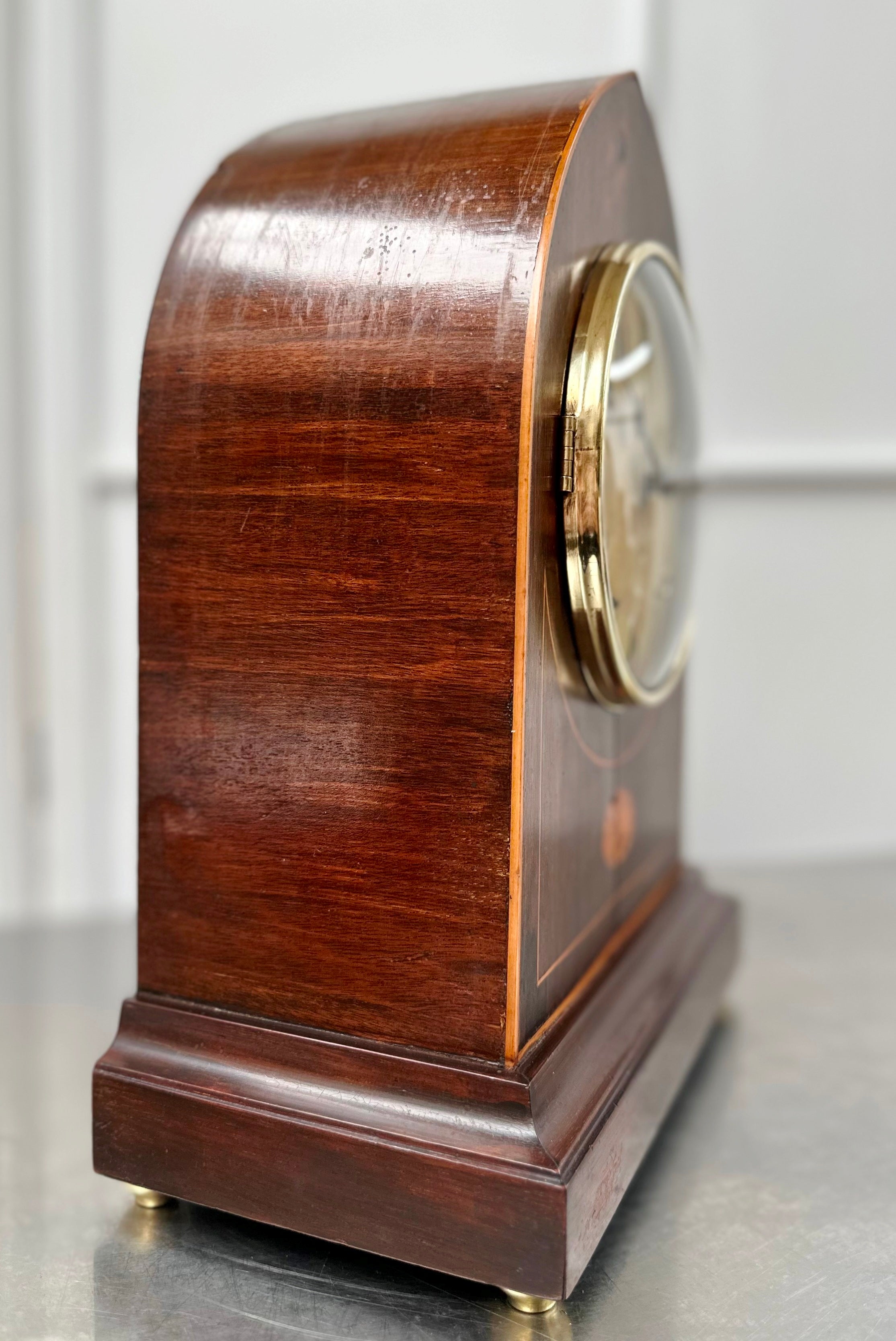 Antique Gilbert Beehive Hammer Strike Mantel Clock | Adelaide Clocks
