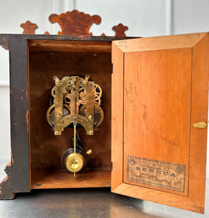 Antique Ansonia SENECA Hammer on Coil Chime Mantel Clock | Adelaide Clocks