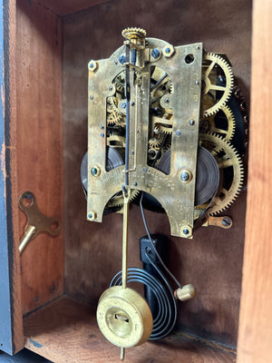 Antique Ansonia SENECA Hammer on Coil Chime Mantel Clock | Adelaide Clocks