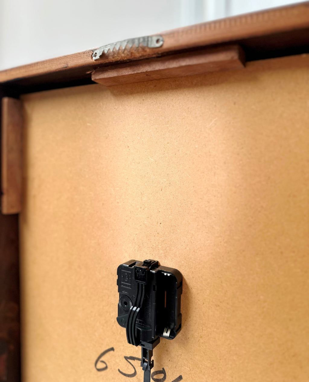 Vintage Wood & Glass Pendulum Battery Wall Clock | Adelaide Clocks