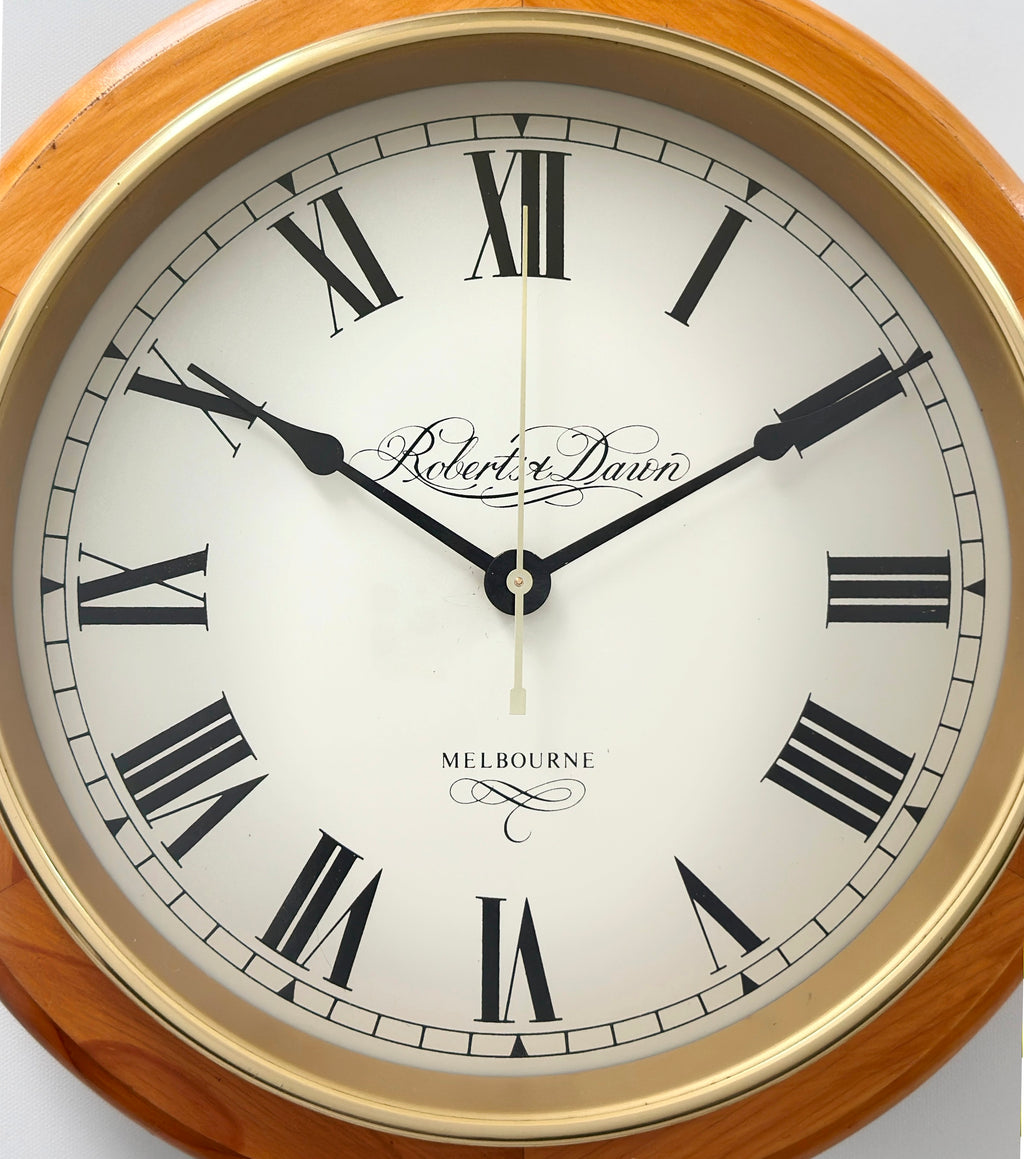 Vintage Melbourne Australia Station Battery Wall Clock  | Adelaide Clocks