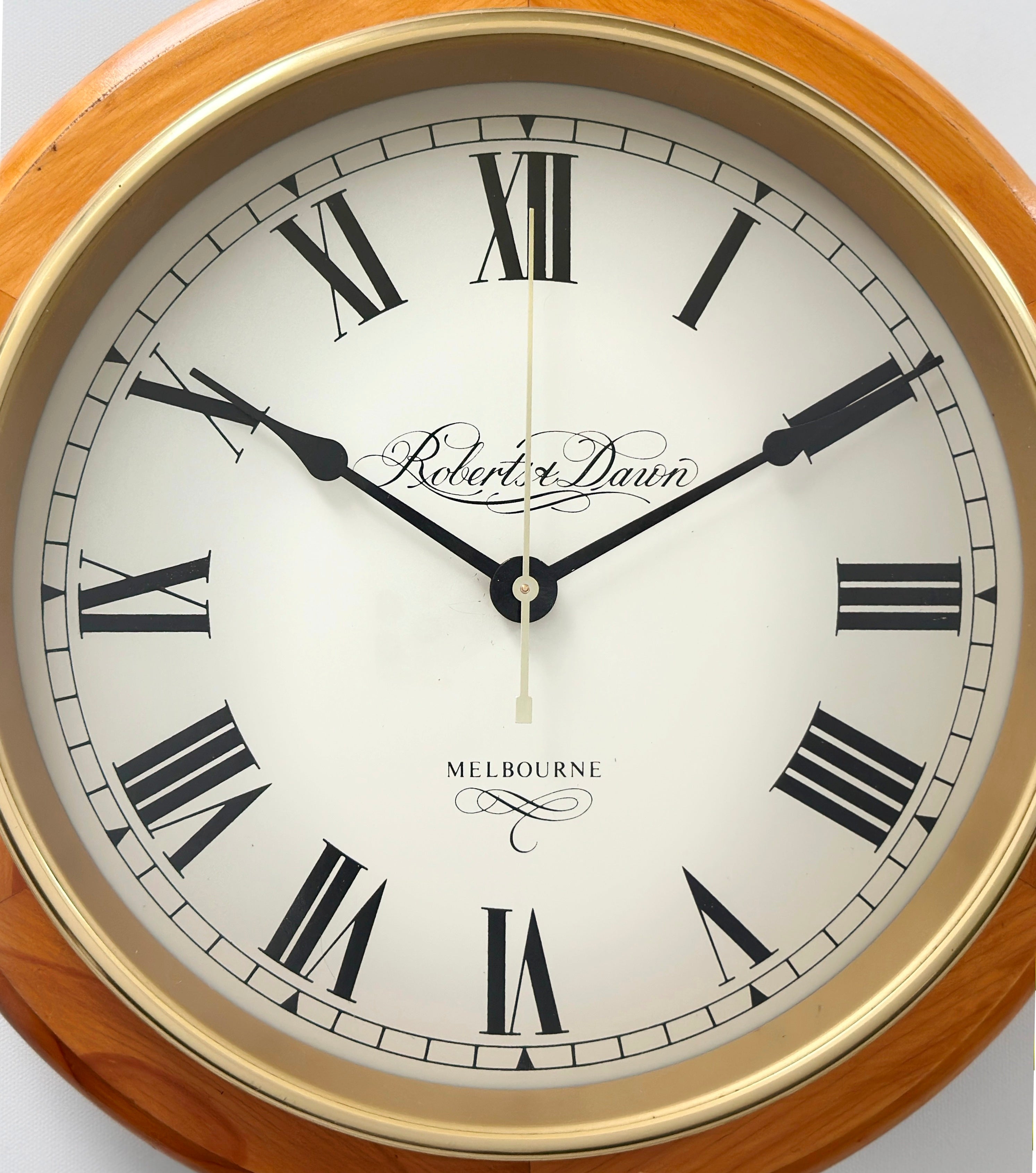 Vintage Melbourne Australia Station Battery Wall Clock  | Adelaide Clocks
