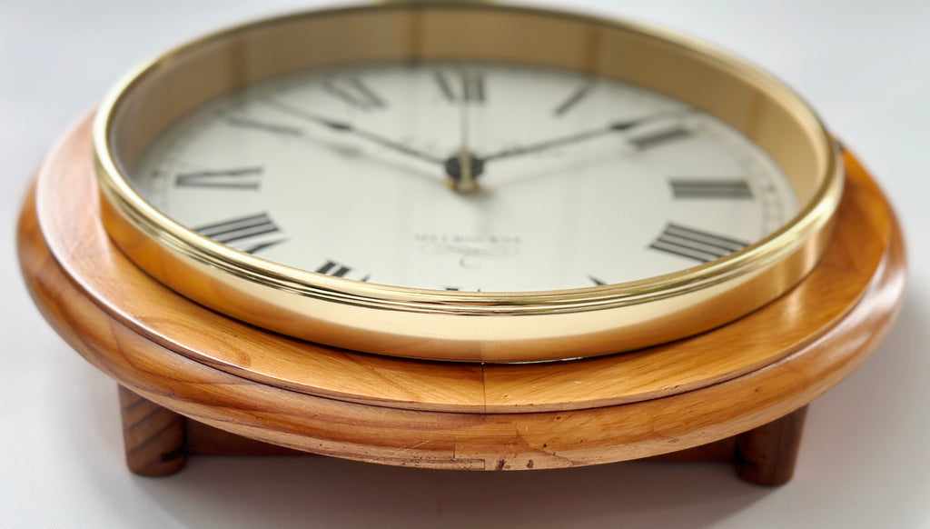 Vintage Melbourne Australia Station Battery Wall Clock  | Adelaide Clocks