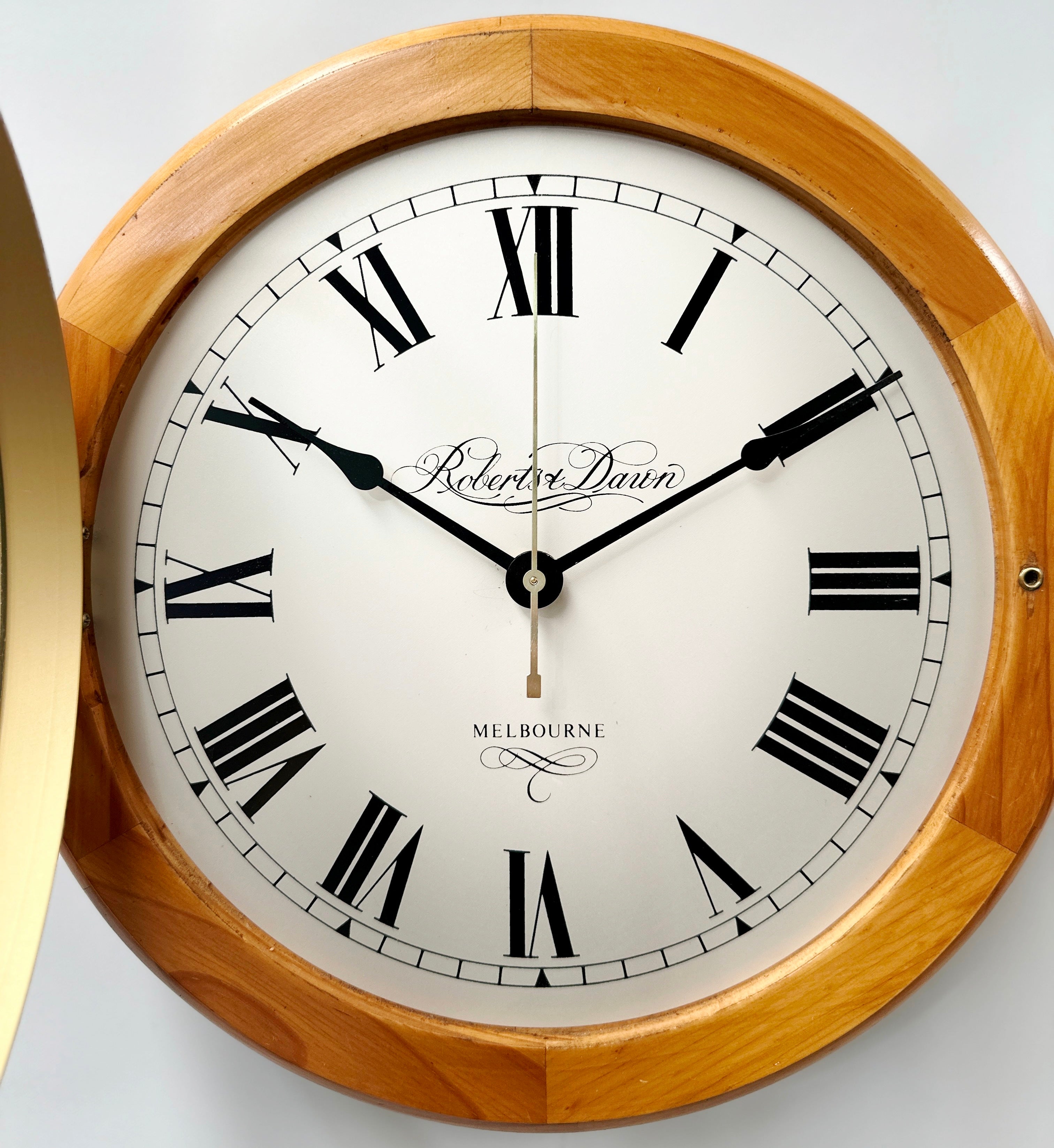 Vintage Melbourne Australia Station Battery Wall Clock  | Adelaide Clocks