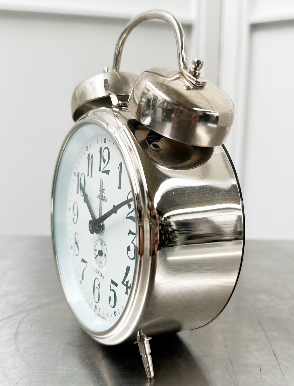Vintage Aradora Wind-up Twin Bell Alarm Clock | Adelaide Clocks