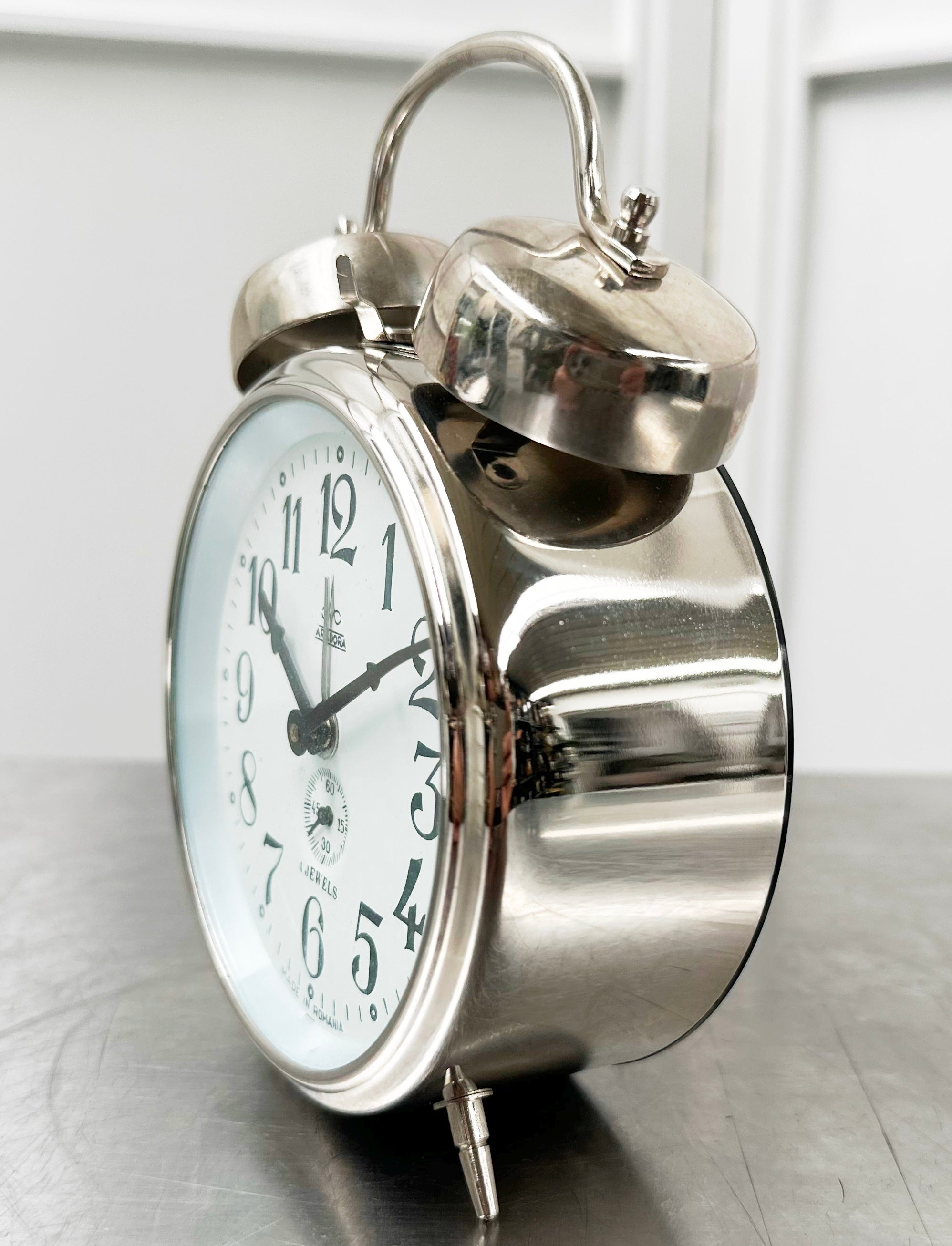 Vintage Aradora Wind-up Twin Bell Alarm Clock | Adelaide Clocks