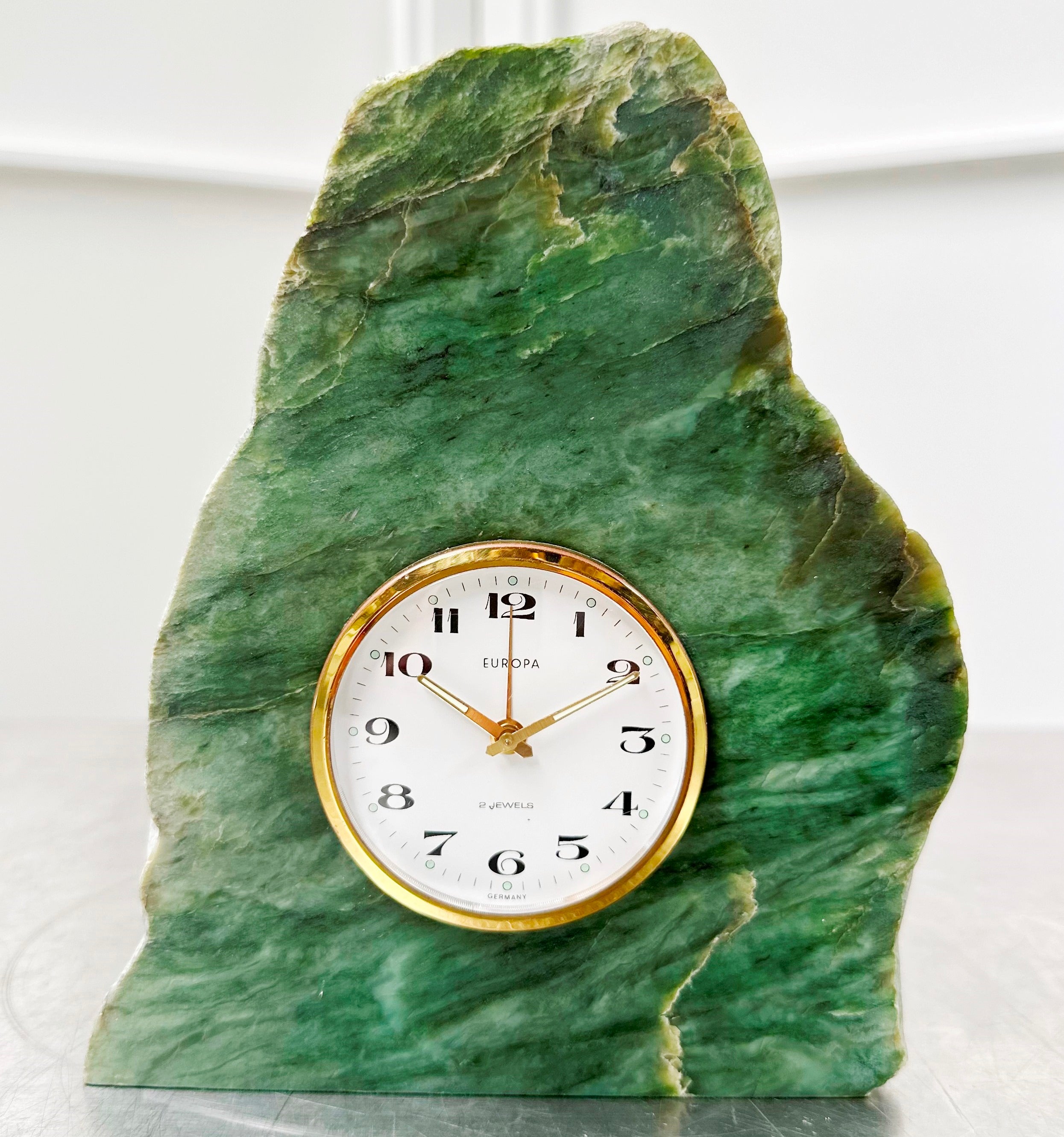 Vintage JADE EUROPA German Alarm Bedside Desk Clock | Adelaide Clocks