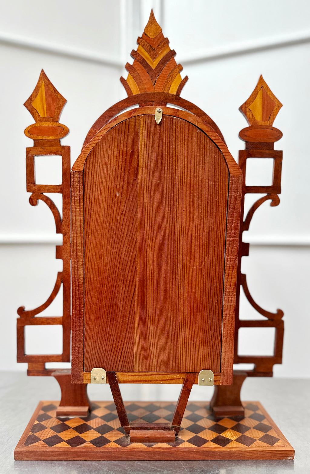Antique Ingraham Bell & Pendulum on Coil Strike Mantel Clock | Adelaide Clocks