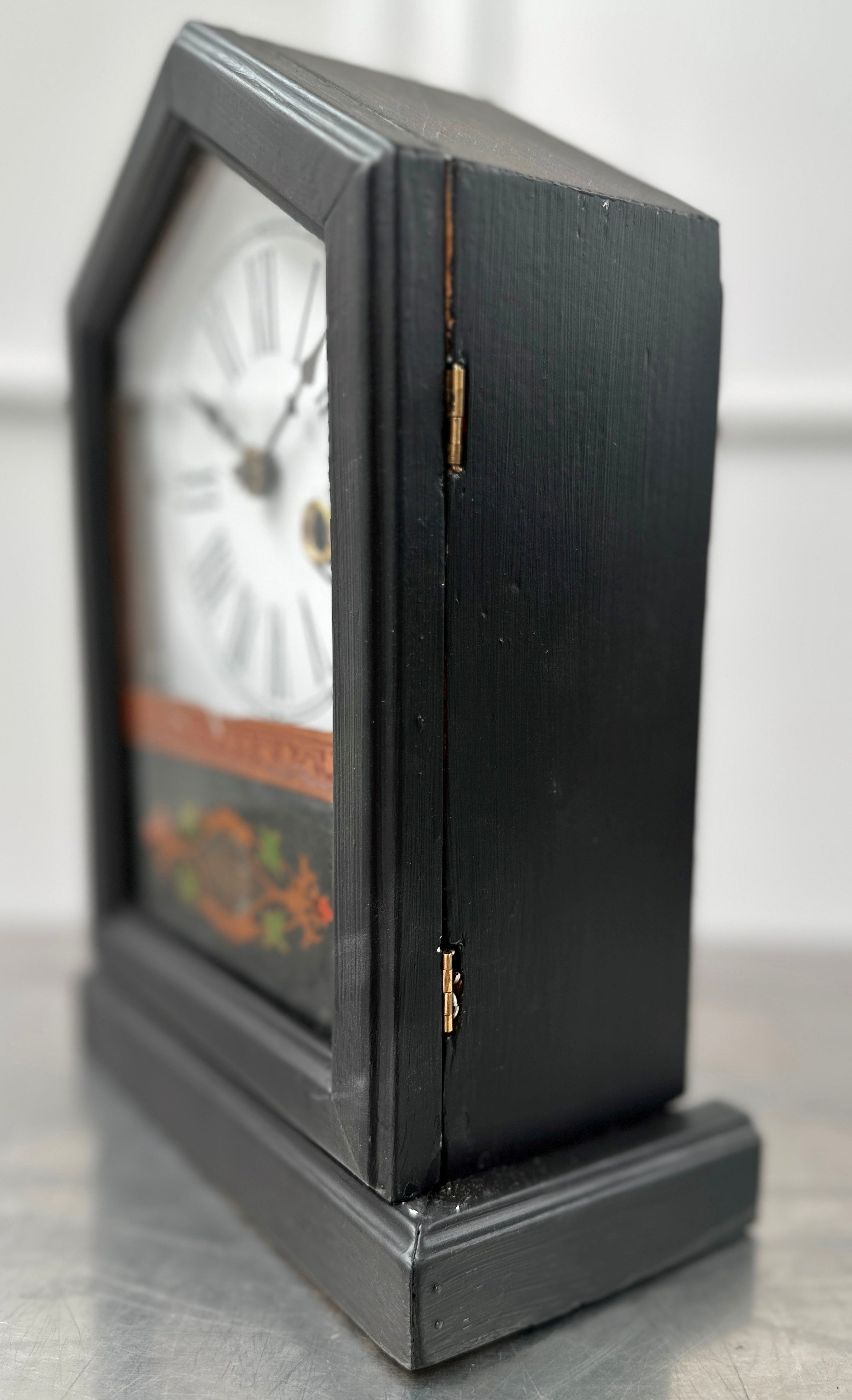 Antique German Gothic Petite Pendulum Mantel Clock | Adelaide Clocks