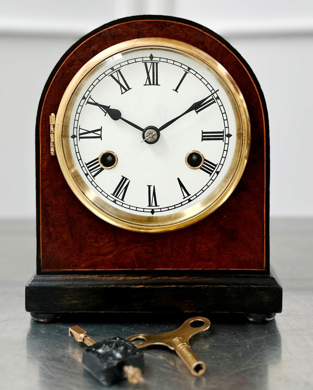 Vintage Cathedral Hammer on Coil Strike Mantel Clock | Adelaide Clocks