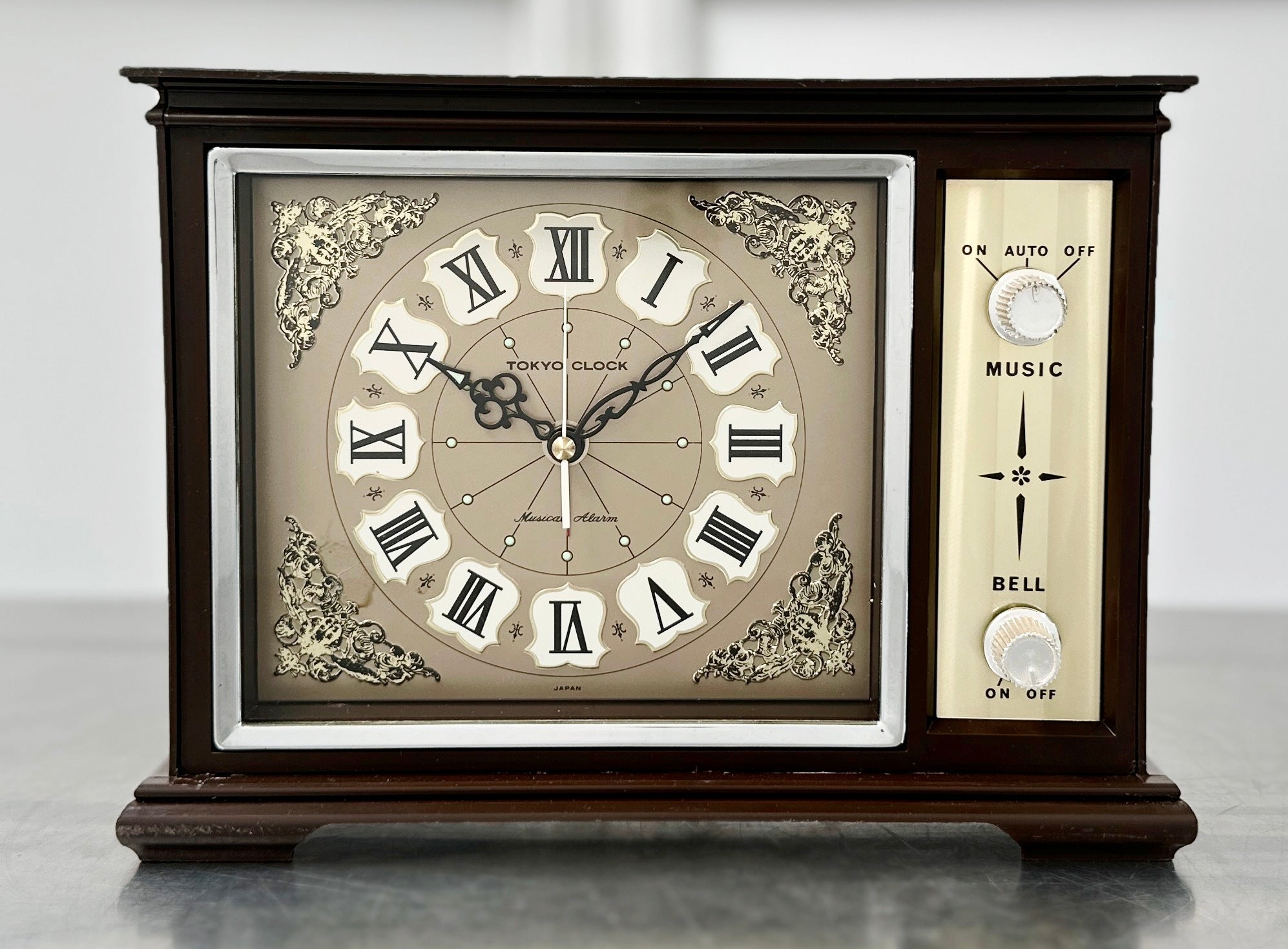 Vintage TOKYO Musical Alarm Mantel Clock | Adelaide Clocks