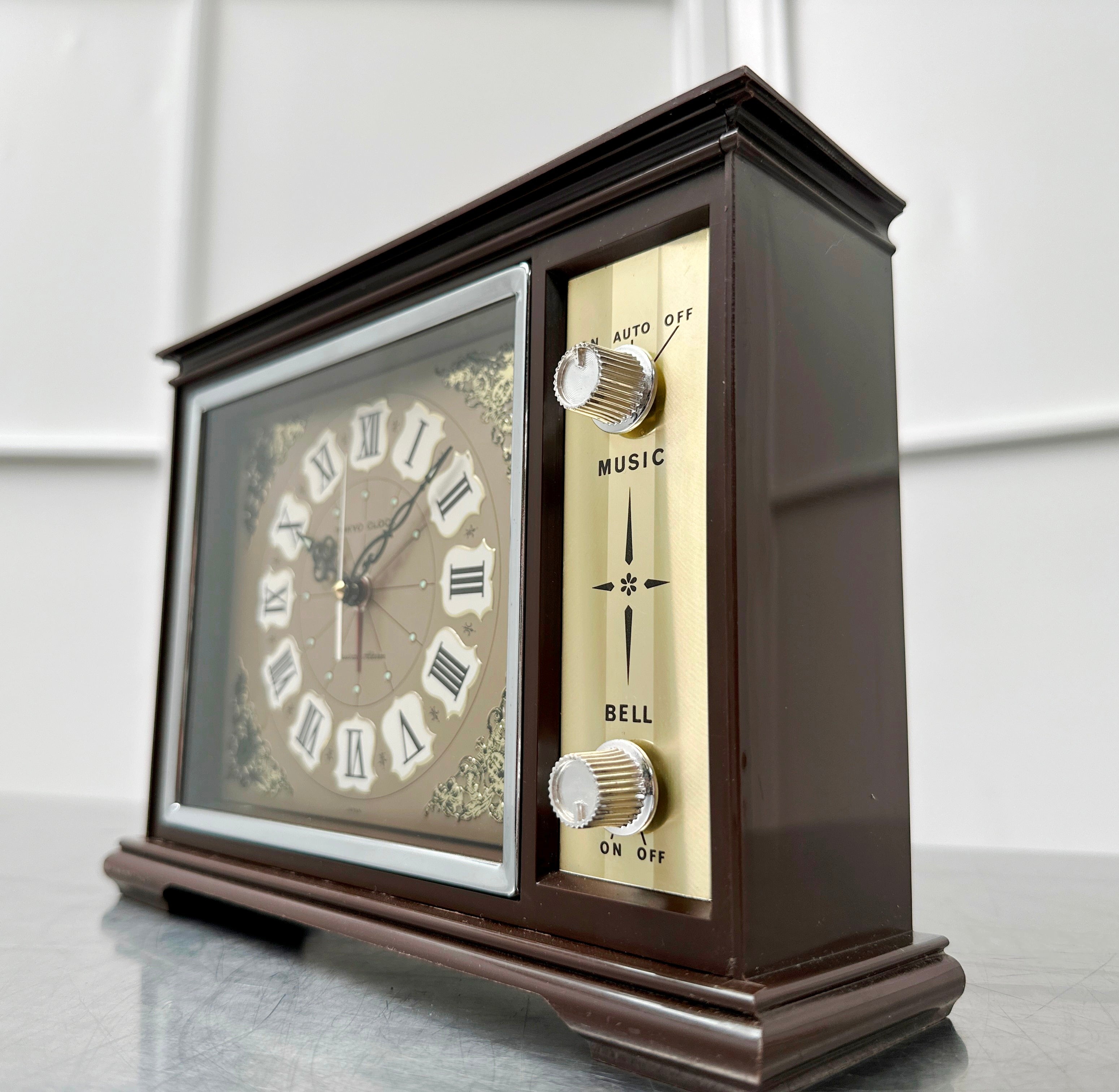 Vintage TOKYO Musical Alarm Mantel Clock | Adelaide Clocks