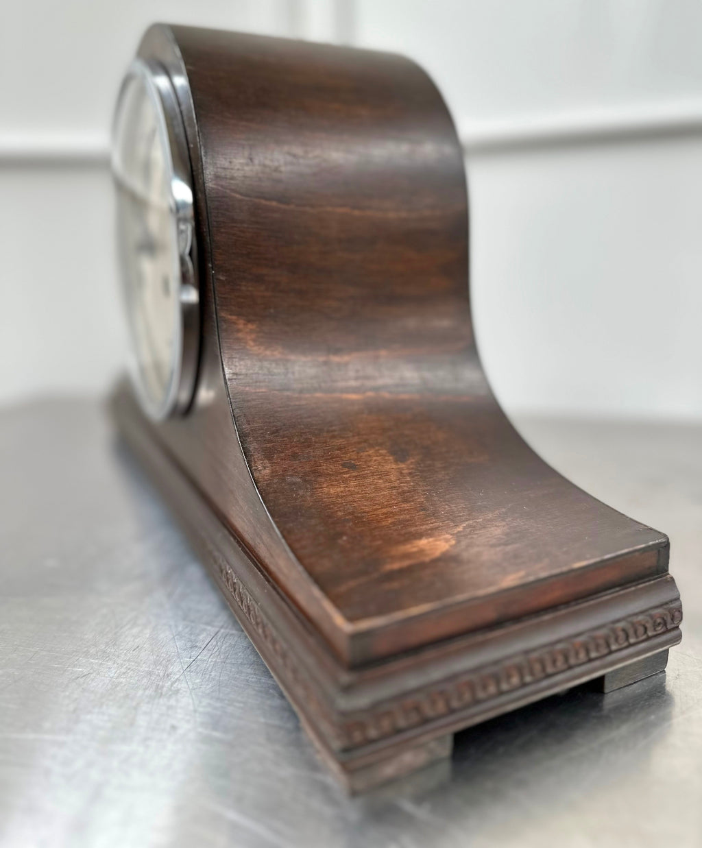 Original Vintage Hammer on Coil Strike Mantel Clock | Adelaide Clocks