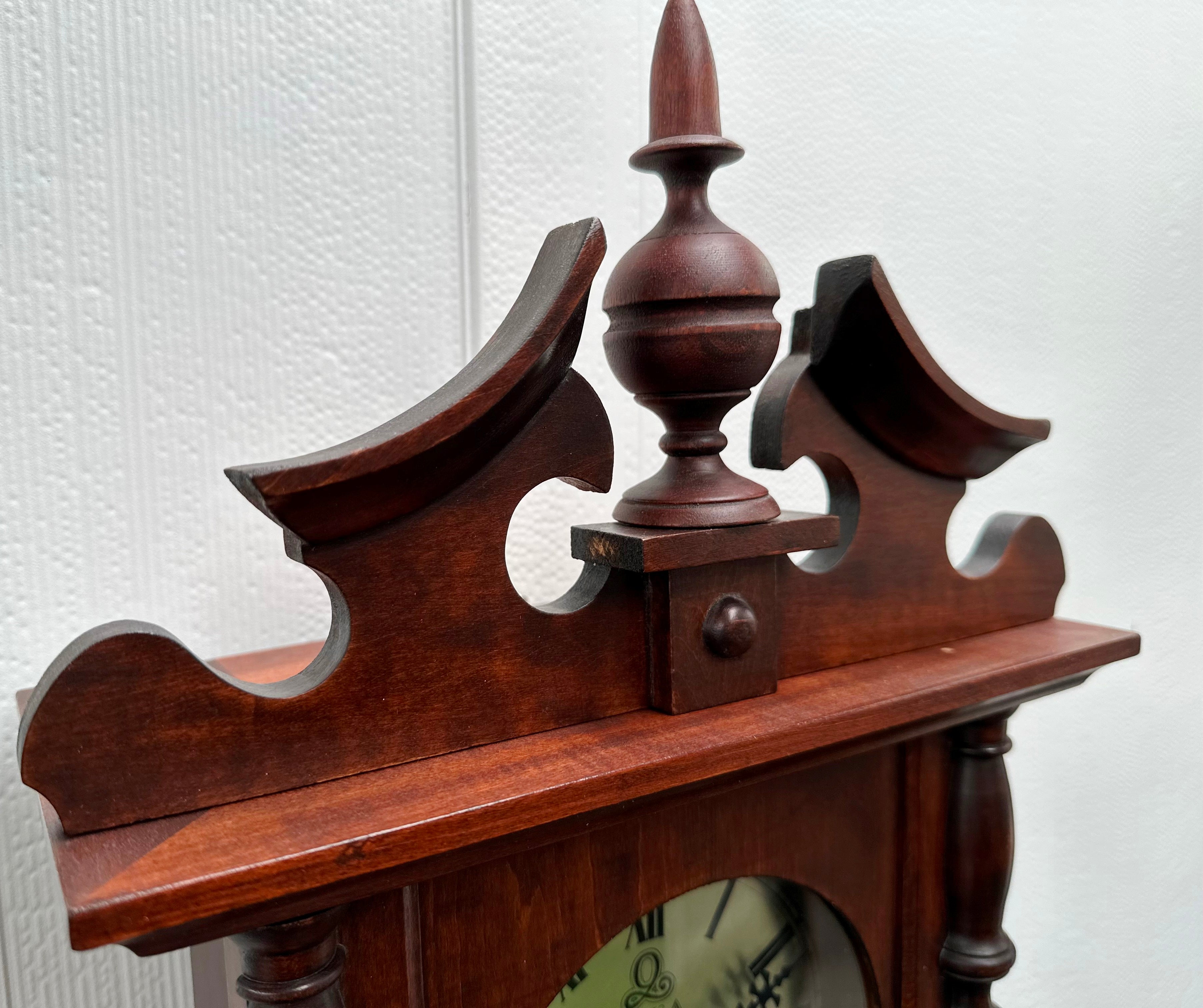 Vintage LIKA 31x Day Hammer Chime Wall Clock | Adelaide Clocks