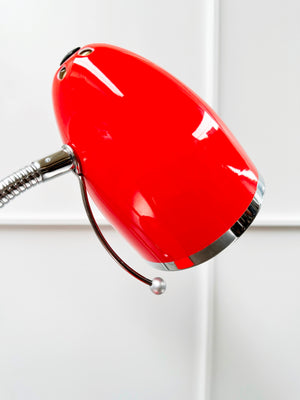 Retro Orange Table Top Desk Lamp | Adelaide Clocks