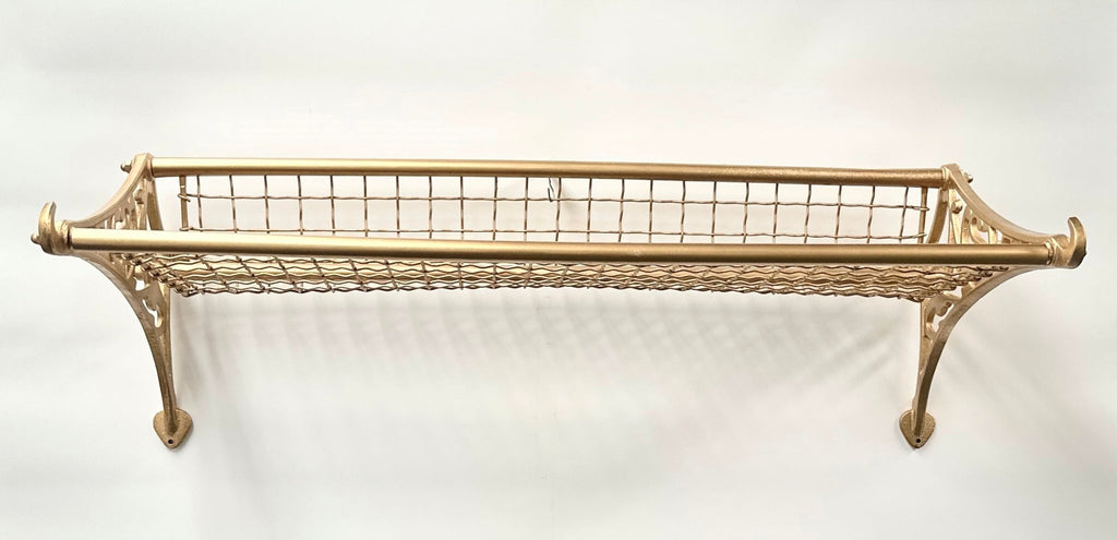 Vintage NSWR Brass Train Luggage Storage Rack | Adelaide Clocks
