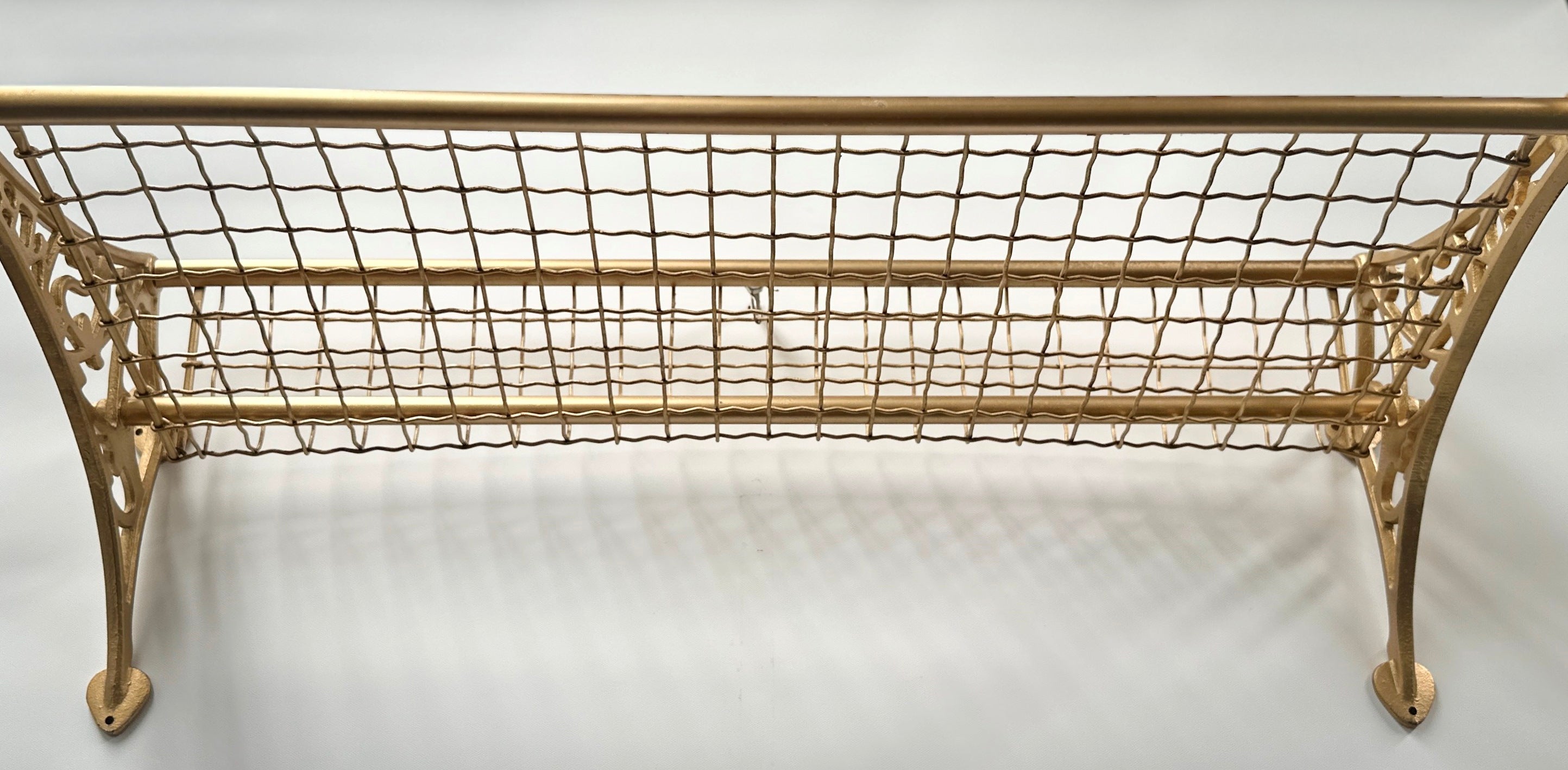 Vintage NSWR Brass Train Luggage Storage Rack | Adelaide Clocks