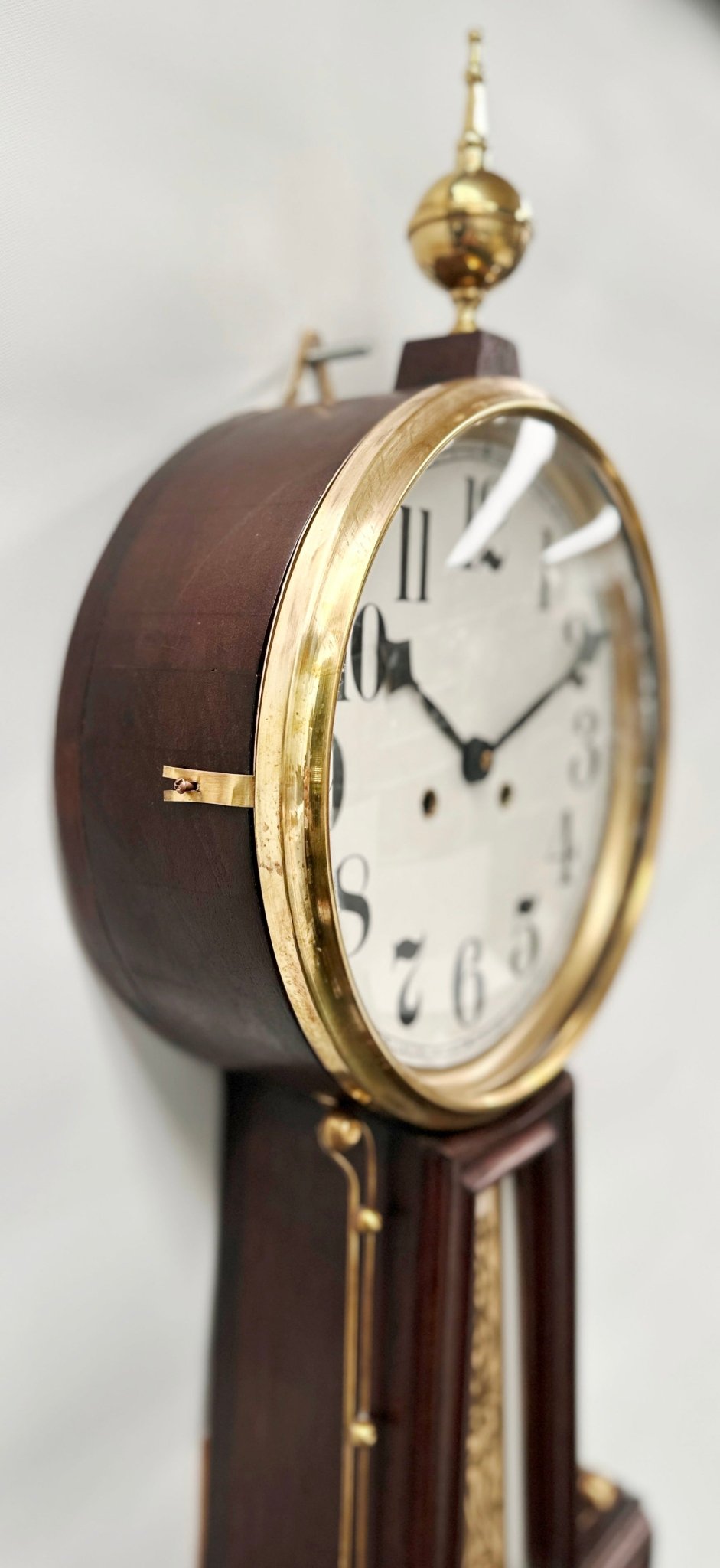 Vintage LA ROSE Hermle Pendulum Strike Banjo Wall Clock | Adelaide Clocks