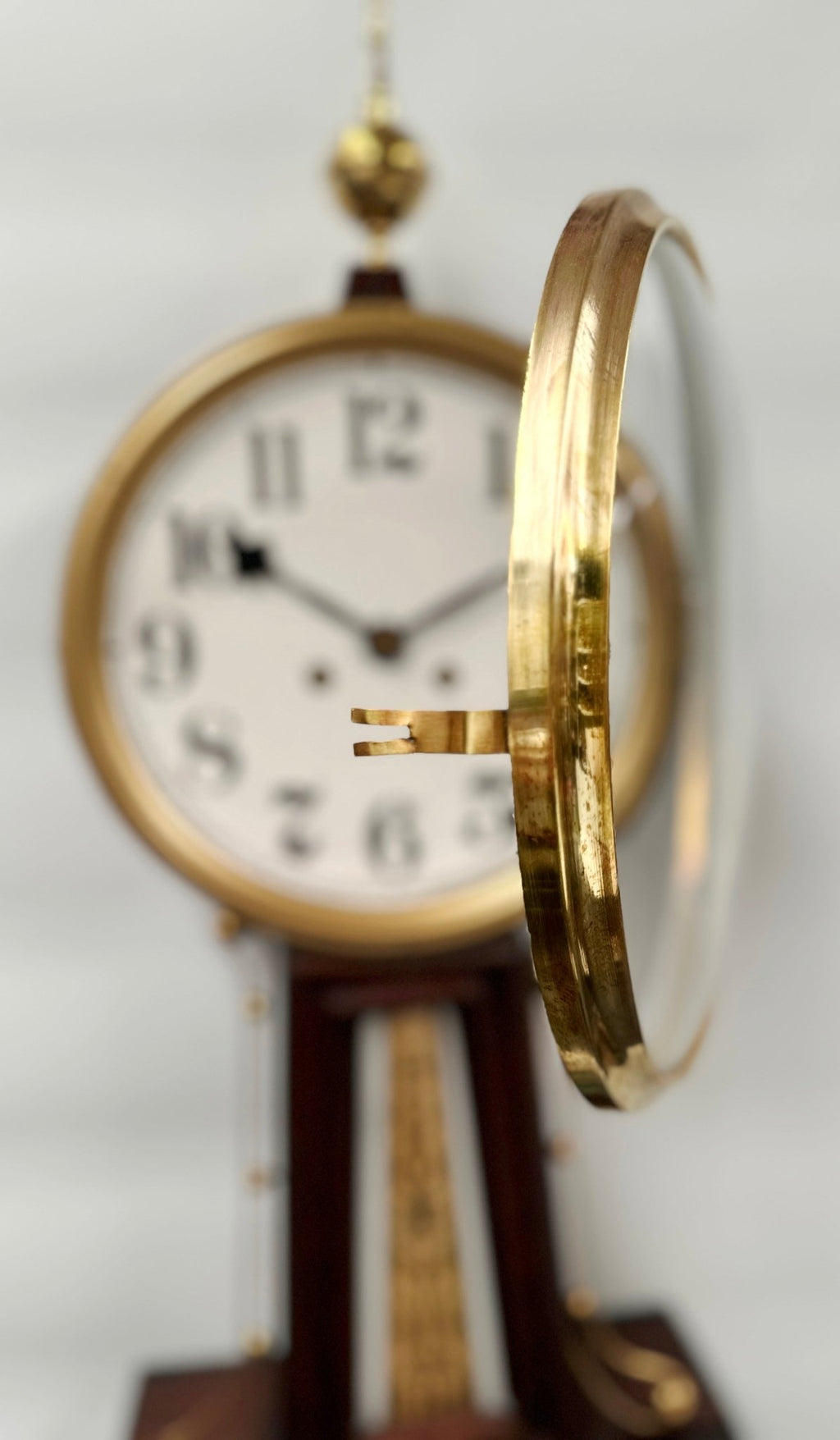 Vintage LA ROSE Hermle Pendulum Strike Banjo Wall Clock | Adelaide Clocks