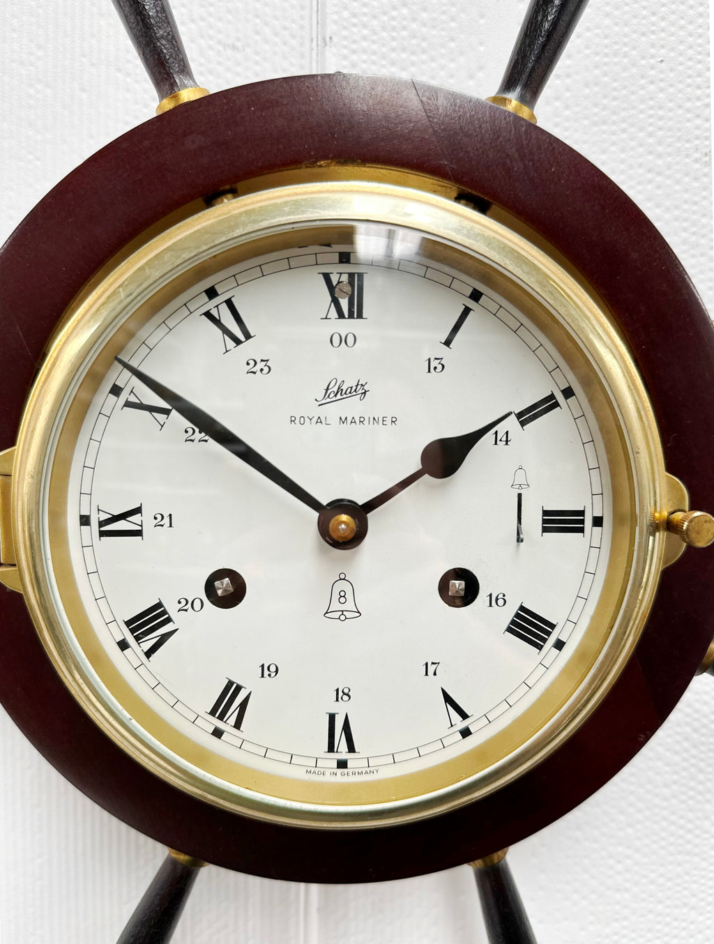 Vintage Schatz Royal Mariner Ships Bell Strike Wall Clock |  Adelaide Clocks