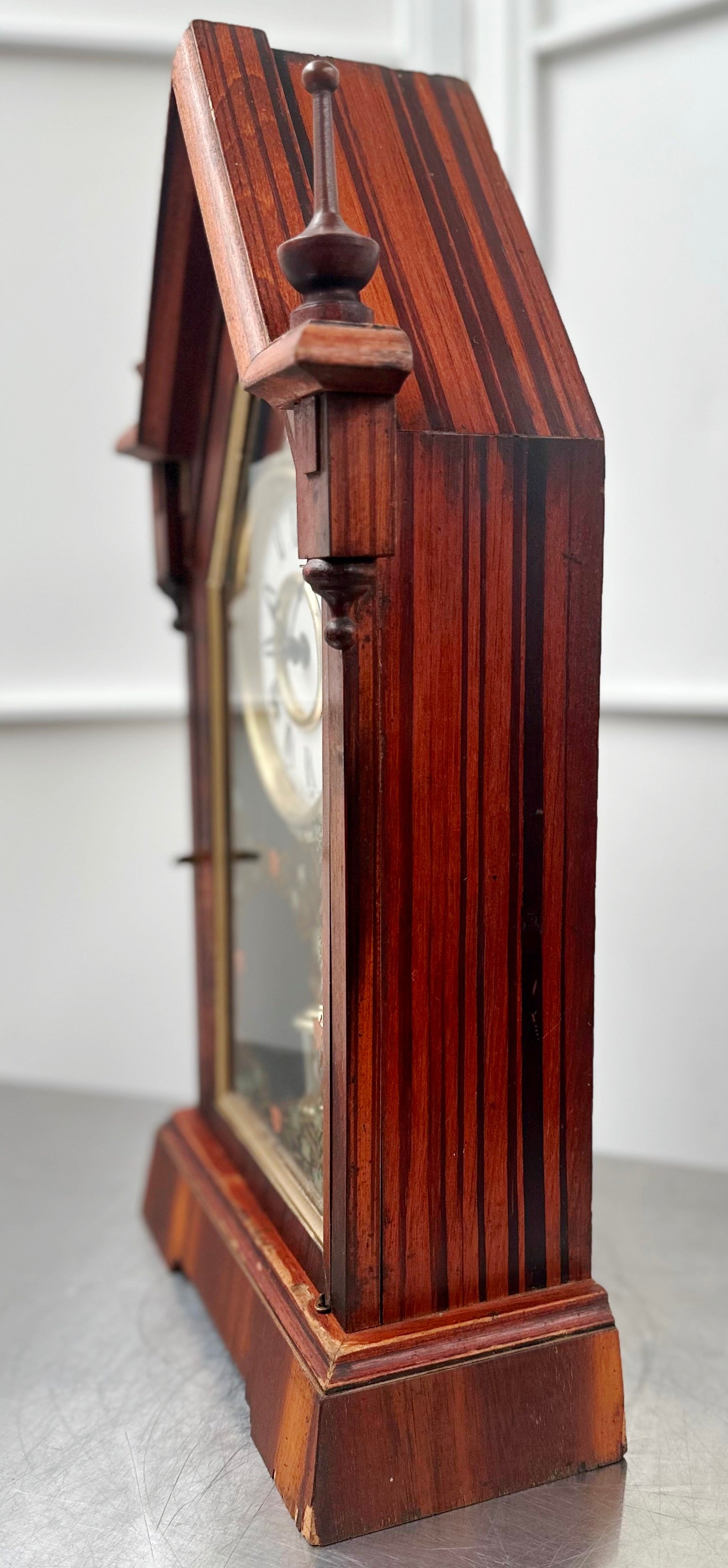 Antique New Haven Jerome Cathedral Steeple Mantel Clock | Adelaide Clocks